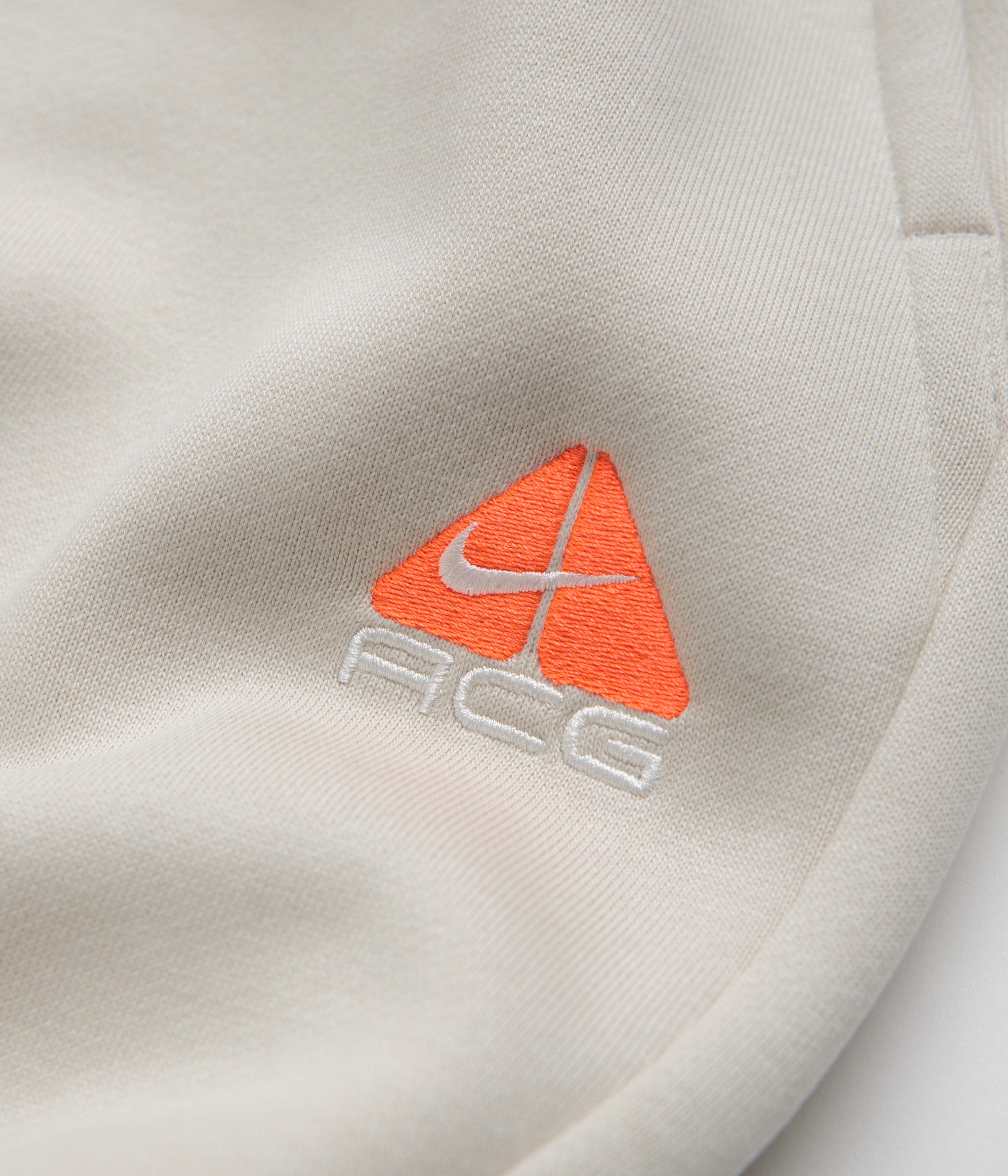 Nike ACG Tuff Fleece Lungs Pants - Light Orewood Brown / Hyper Crimson - Image 6