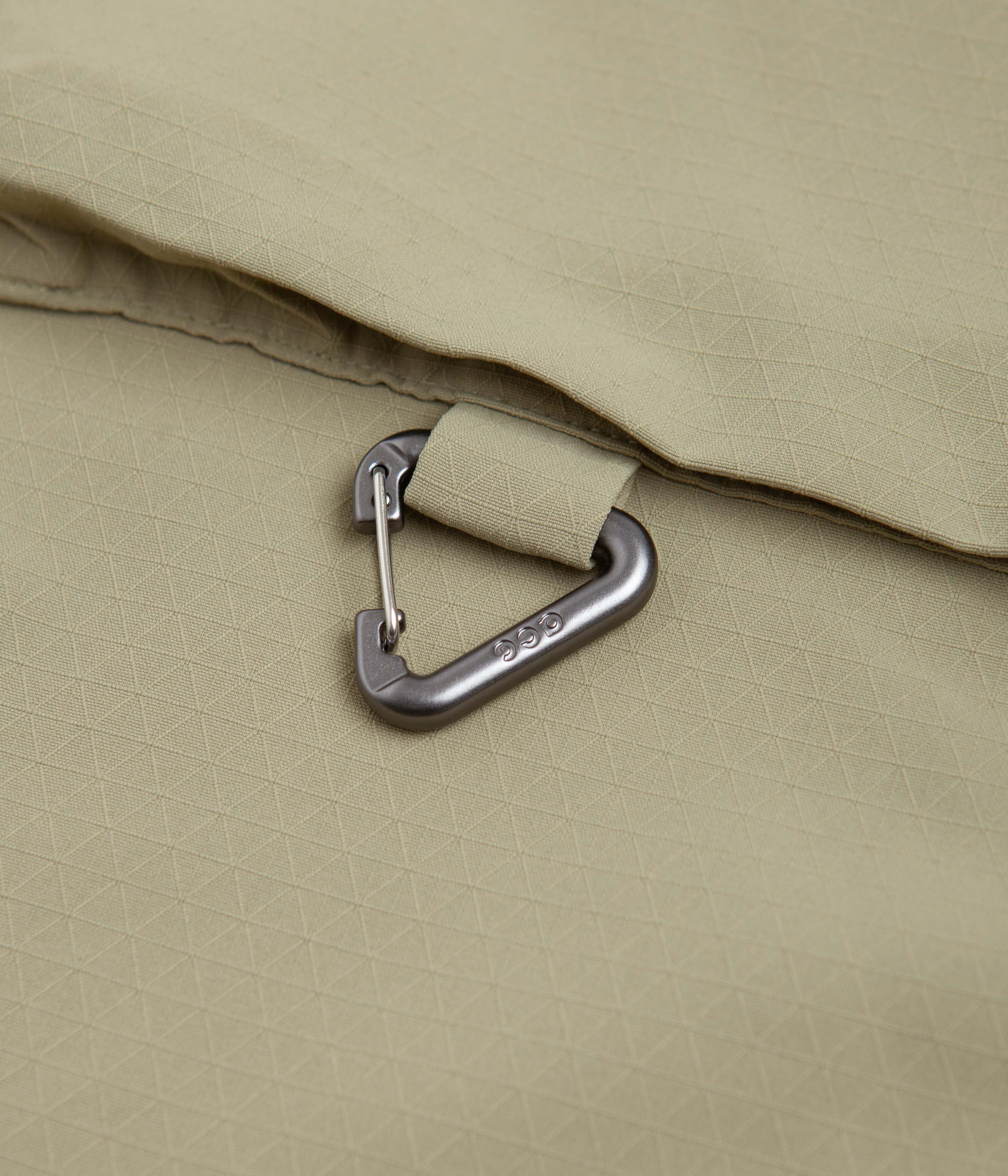 Nike ACG UV Devastation Trail Shirt - Neutral Olive / Summit White - Image 4