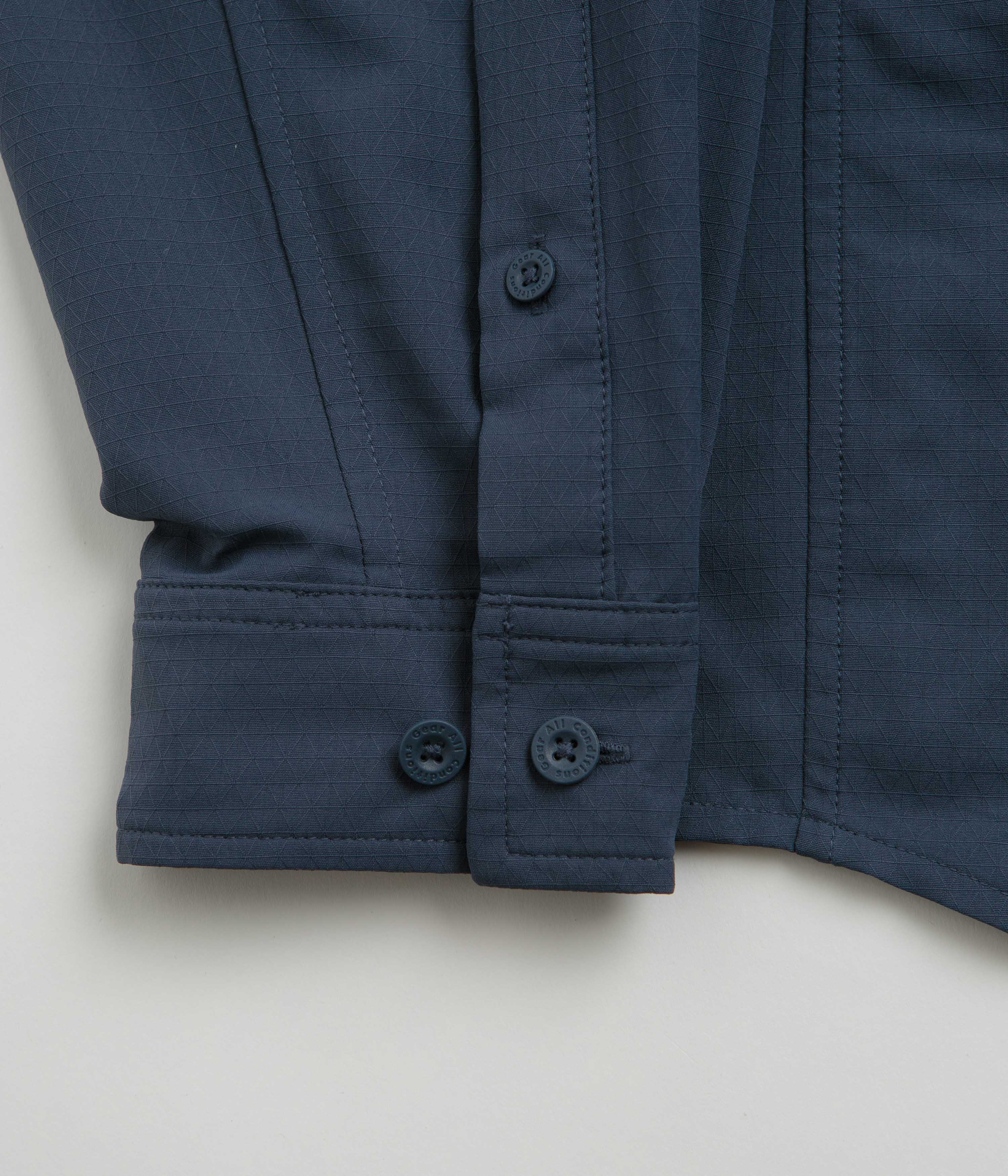 Nike ACG UV Devastation Trail Shirt - Thunder Blue / Summit White - Image 7