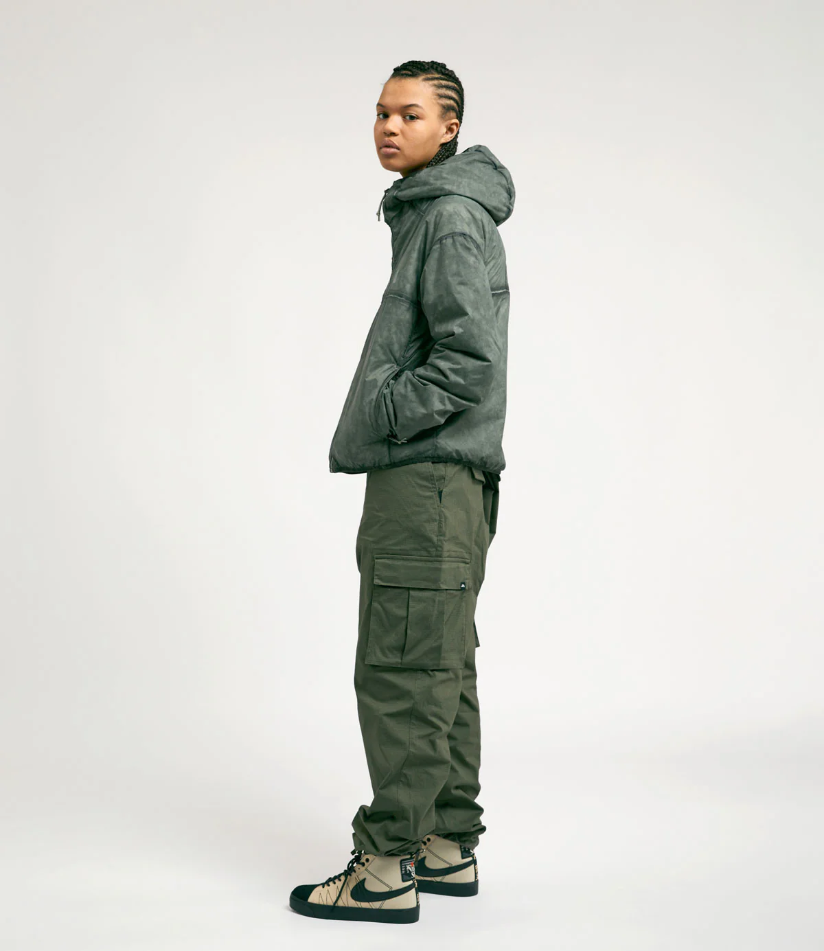 Nike ACG Womens Therma-FIT Rope De Dope Jacket - Light Army - Image 4