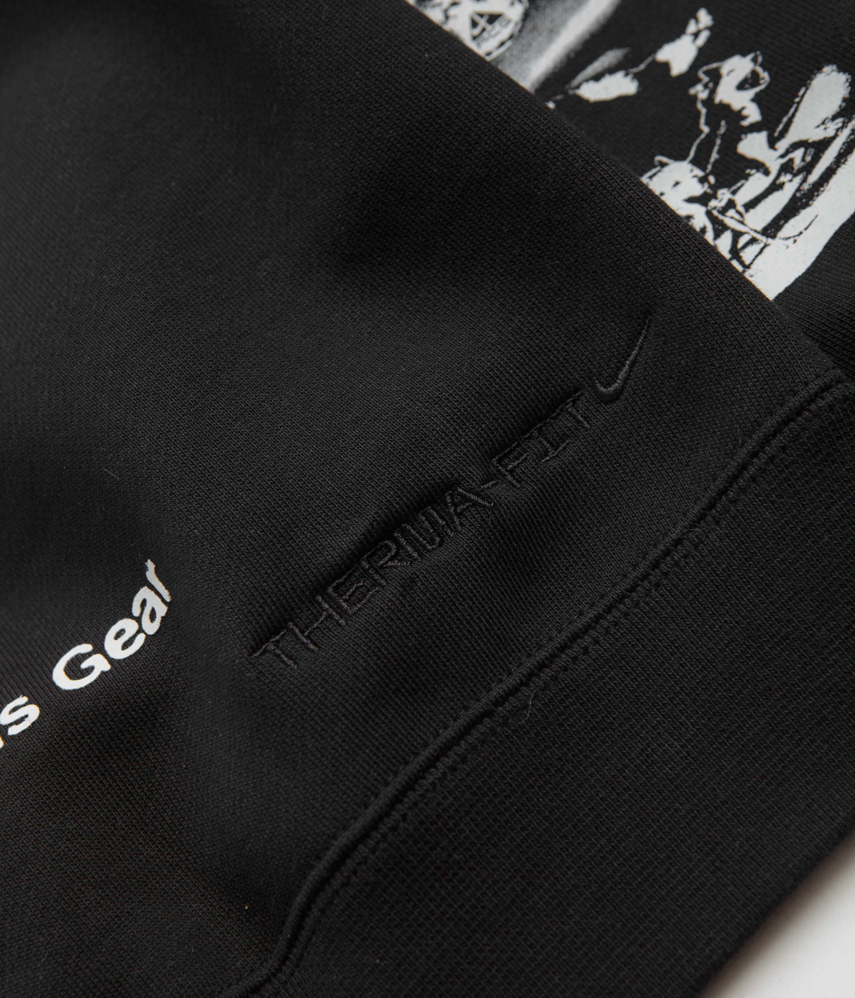 Nike ACG Womens Tuff Fleece Crewneck Sweatshirt - Black / Summit White - Image 8