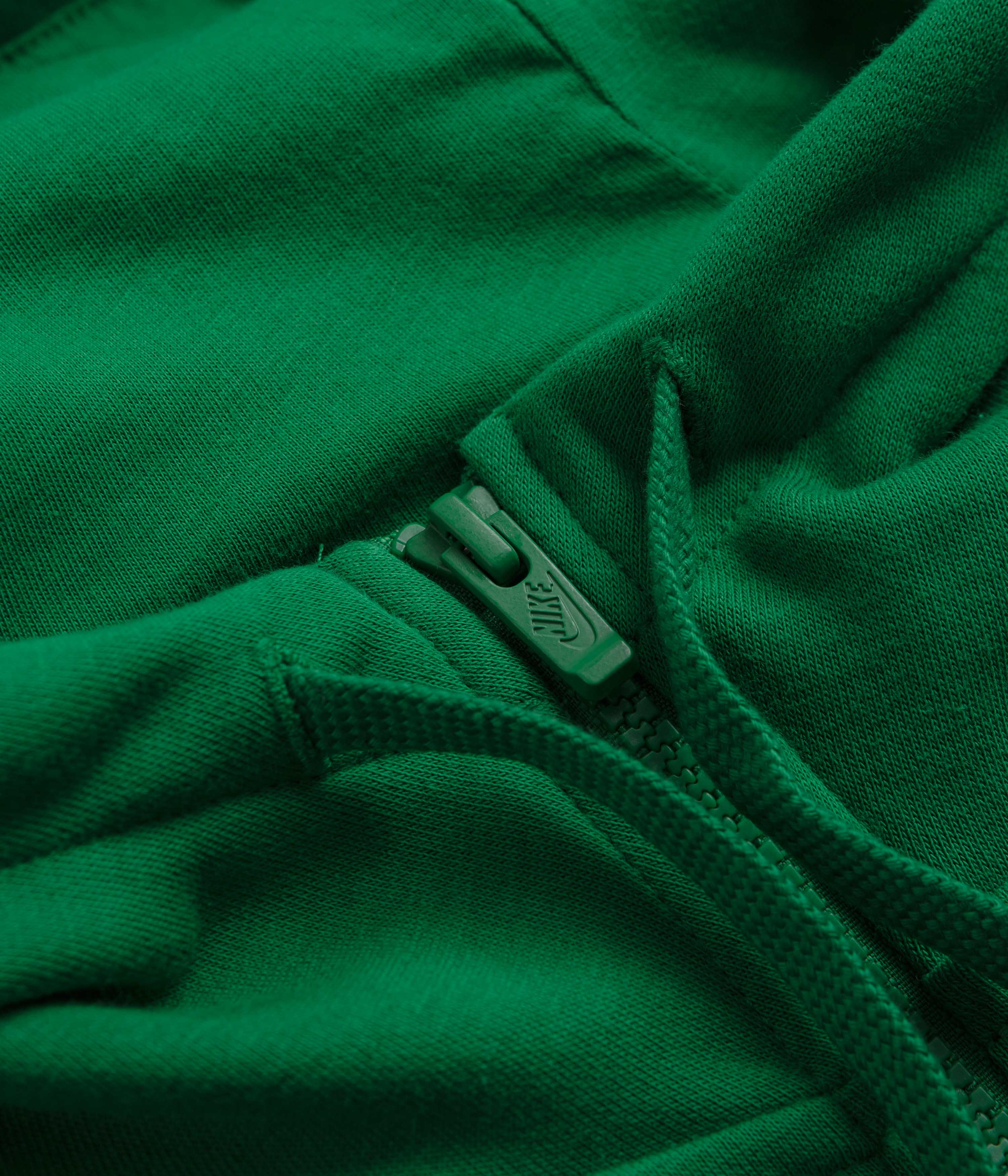 Nike Club Full-Zip Hoodie - Malachite / Malachite / White - Image 4