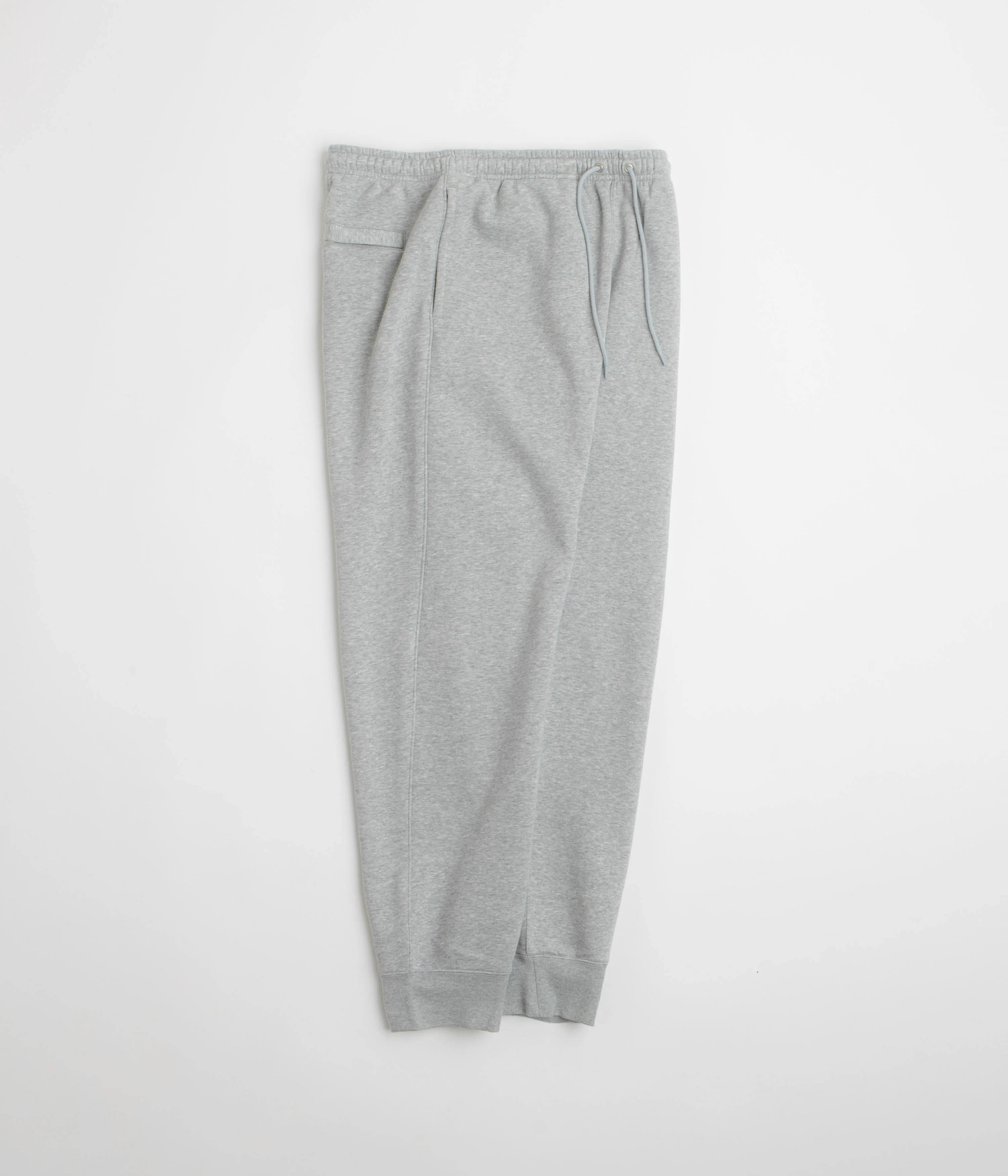Nike Club Joggers - Dark Grey Heather / Light Smoke Grey / White - Image 2