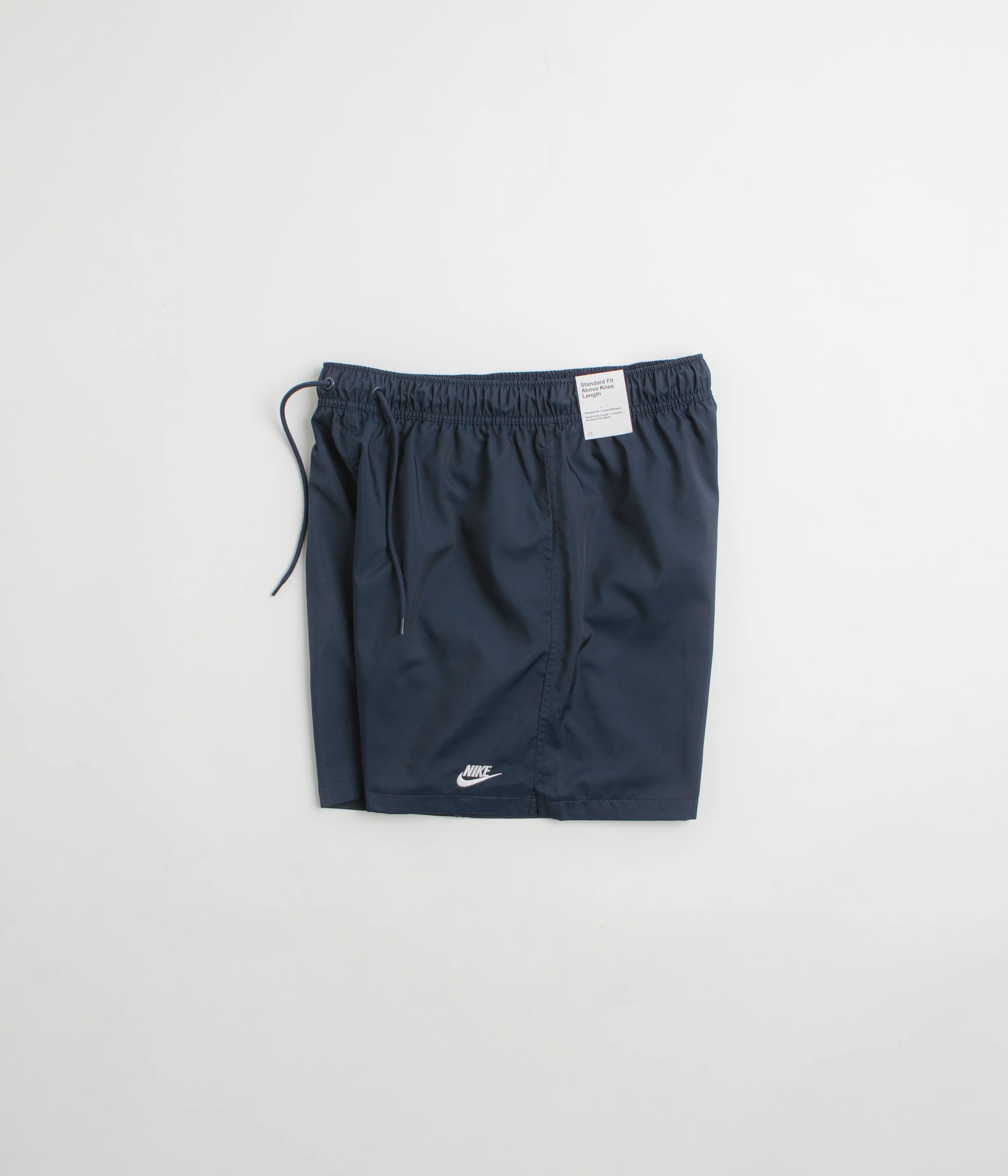 Nike Club Woven Flow Shorts - Obsidian / White - Image 2