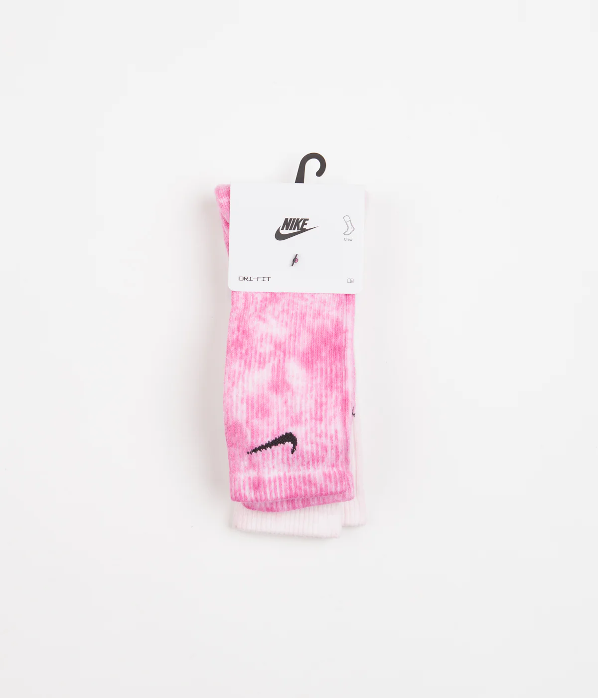 Nike Everyday Plus Tie-Dye Crew Socks (2 Pair) - Pink / Multi - Image 2