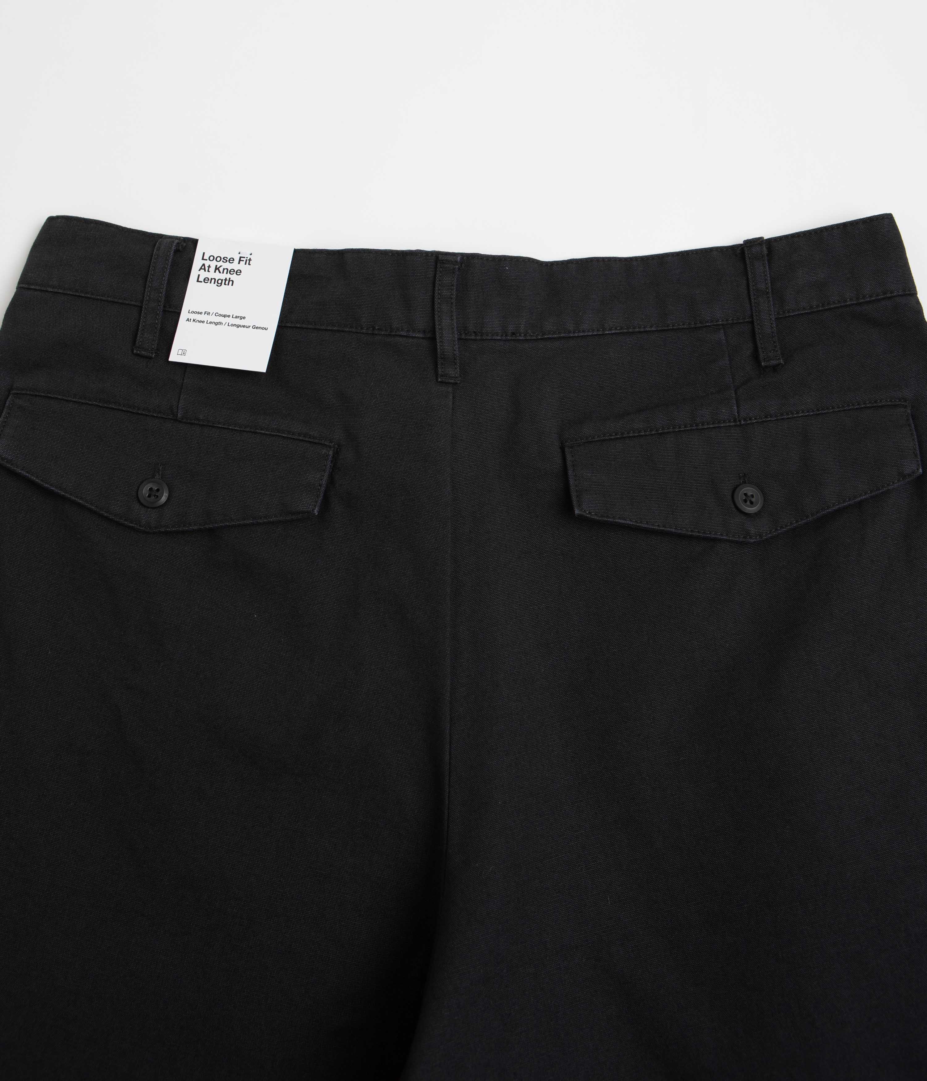 Nike Pleated Chino Shorts - Black / White - Image 6