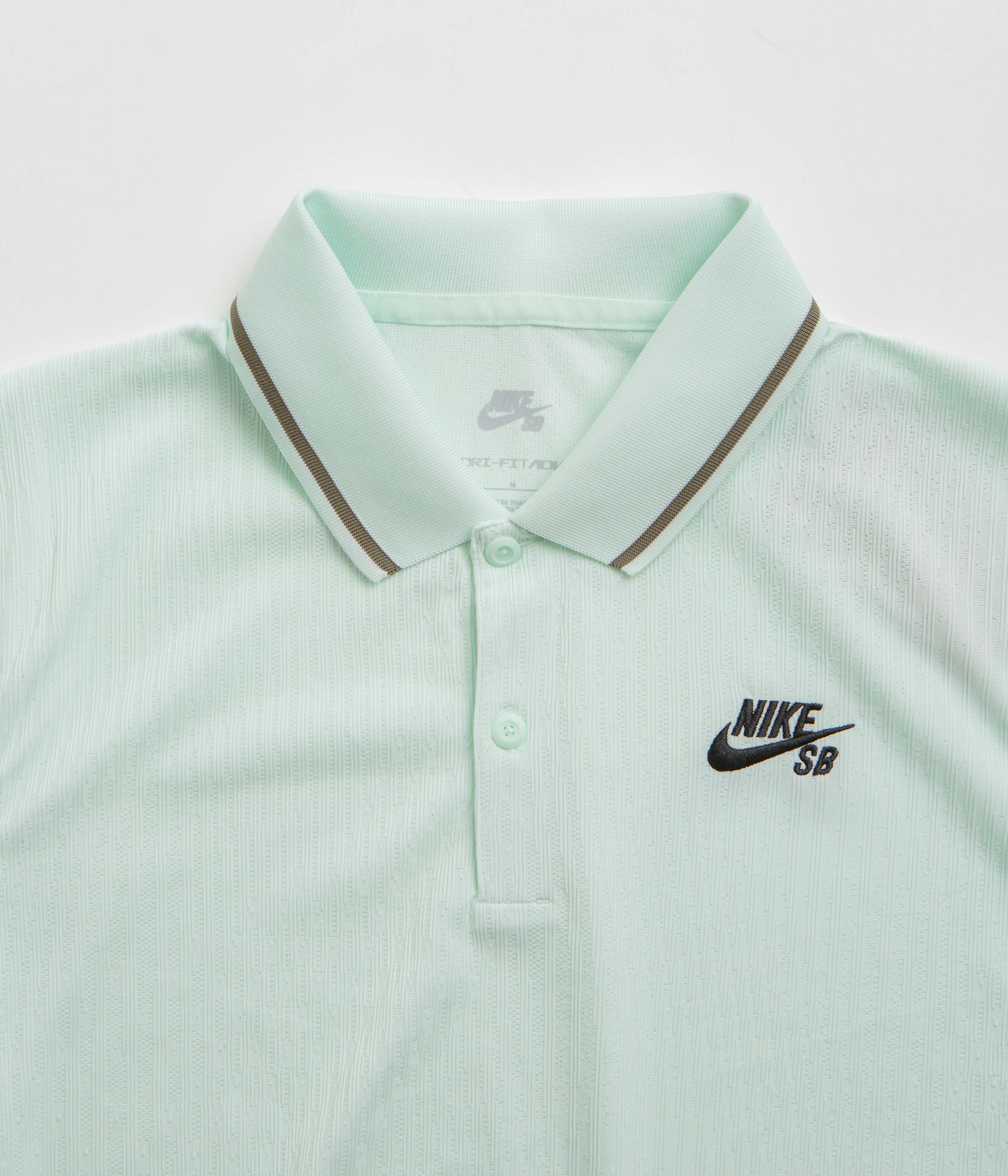 Nike SB Agnostic Polo Shirt - Barely Green / Black - Image 3