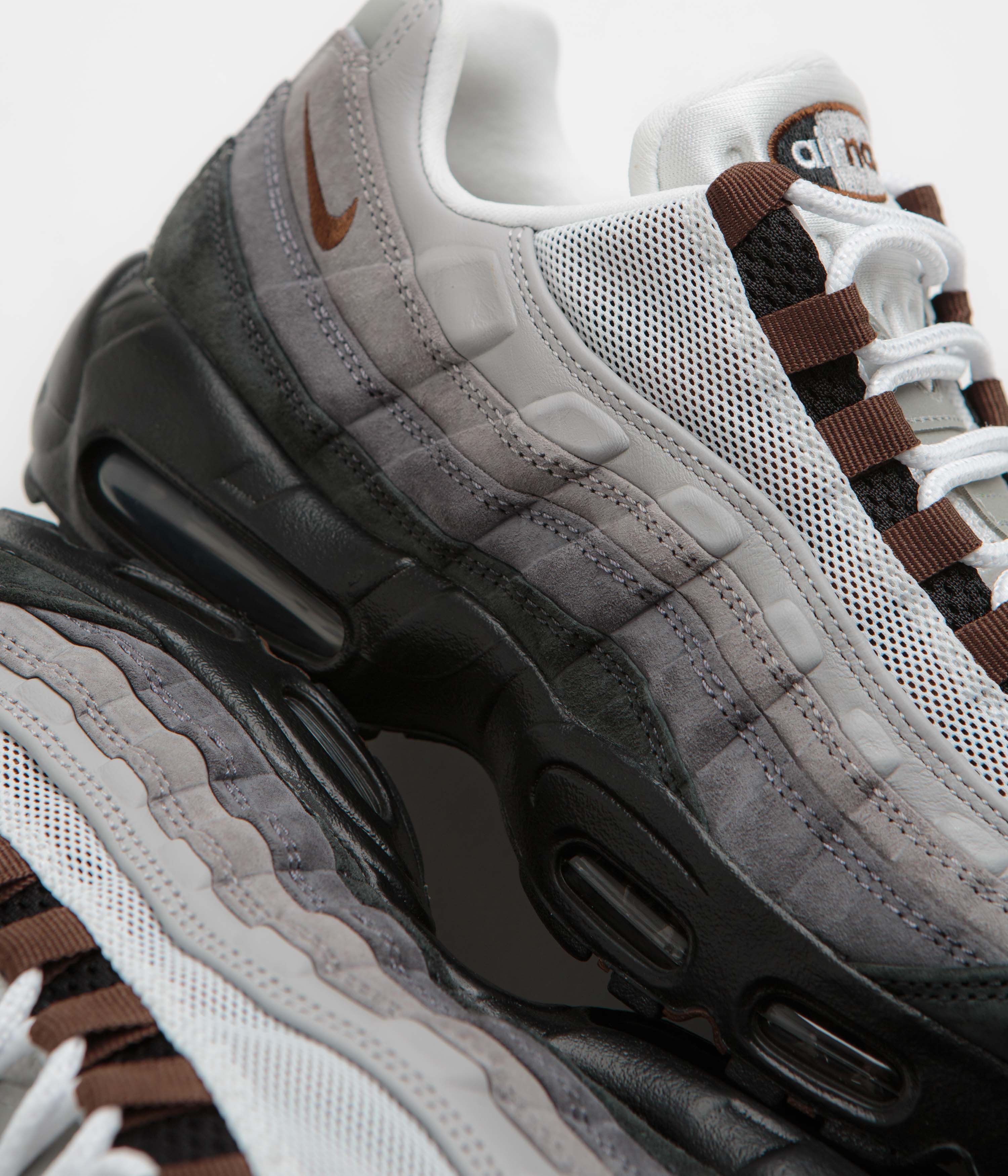 Nike SB Air Max 95 Shoes - Black / Cacao Wow - Anthracite - Light Graphite - Image 3