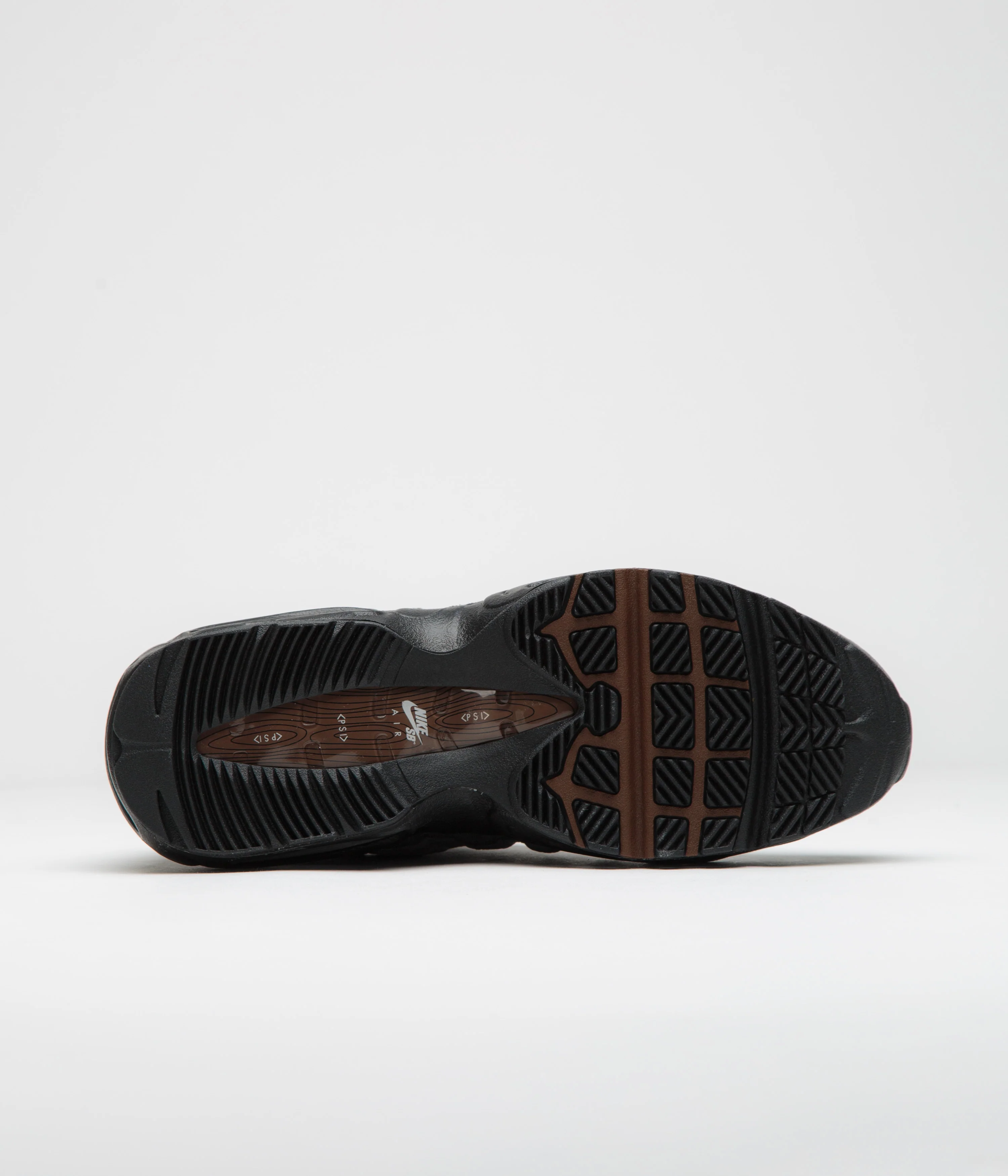 Nike SB Air Max 95 Shoes - Black / Cacao Wow - Anthracite - Light Graphite - Image 6