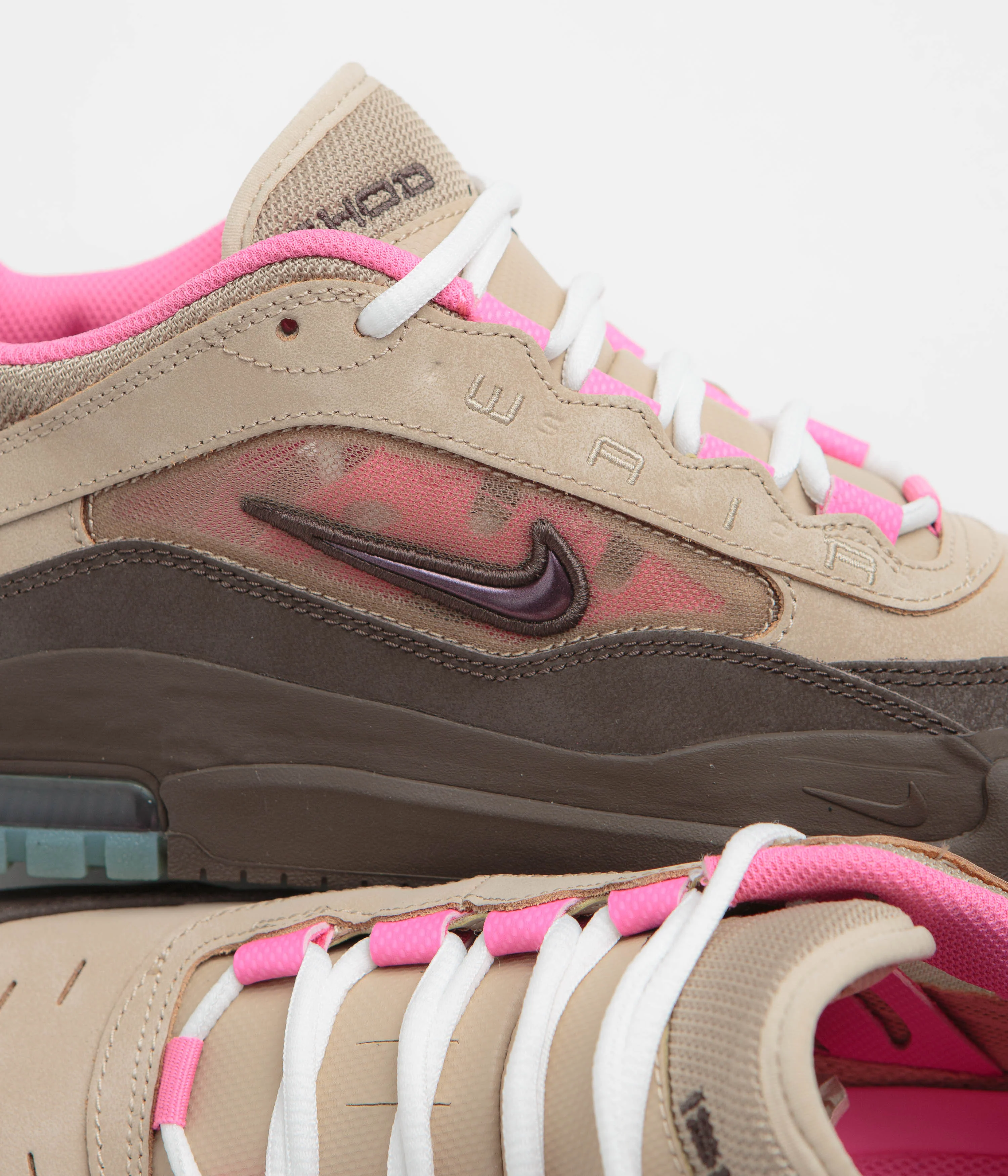 Nike SB Air Max Ishod Shoes - Hemp / Baroque Brown - Pinksicle - Image 3