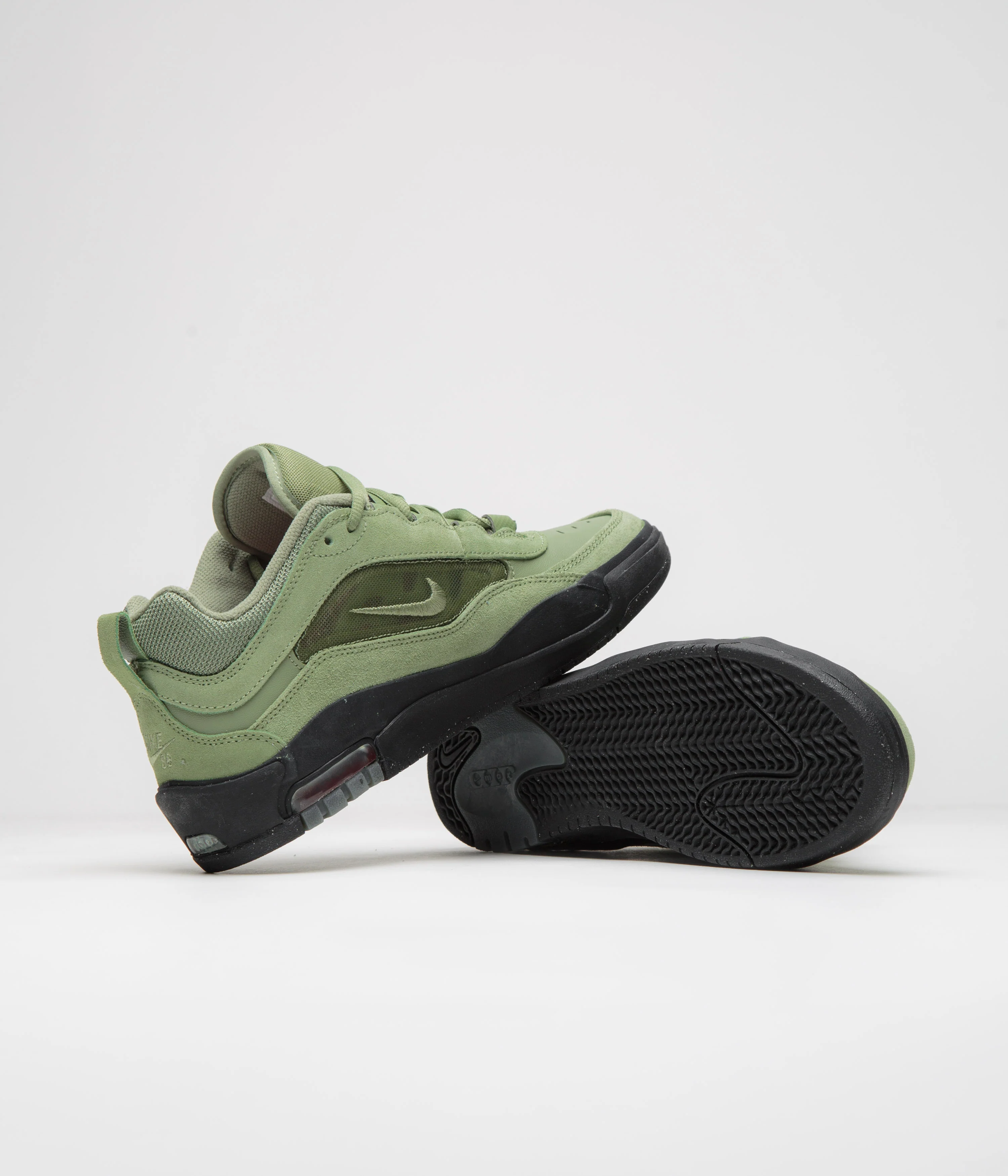 Nike SB Air Max Ishod Shoes - Oil Green / Oil Green - Oil Green - Image 5