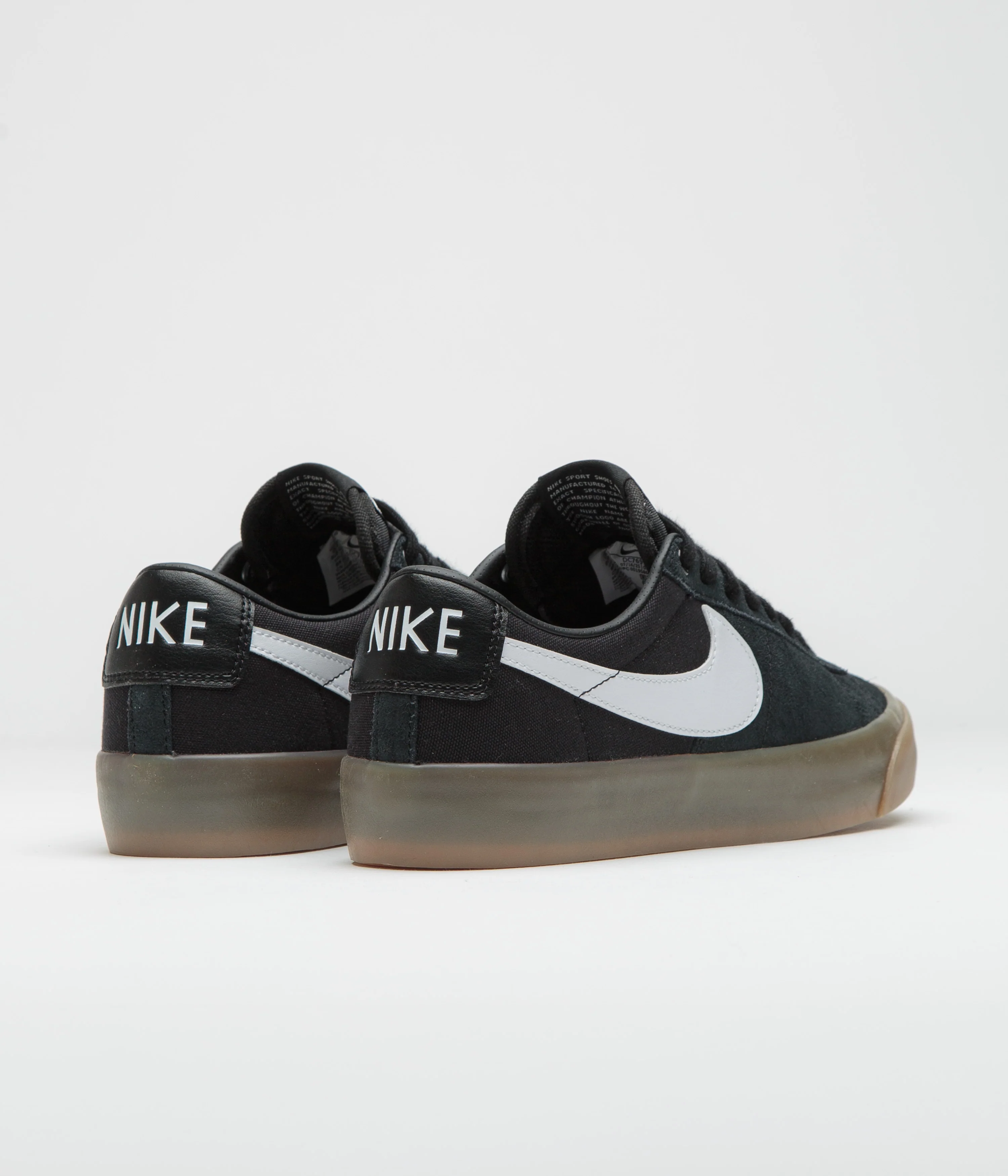 Nike SB Blazer Low Pro GT Shoes - Black / White - Black - White - Image 4