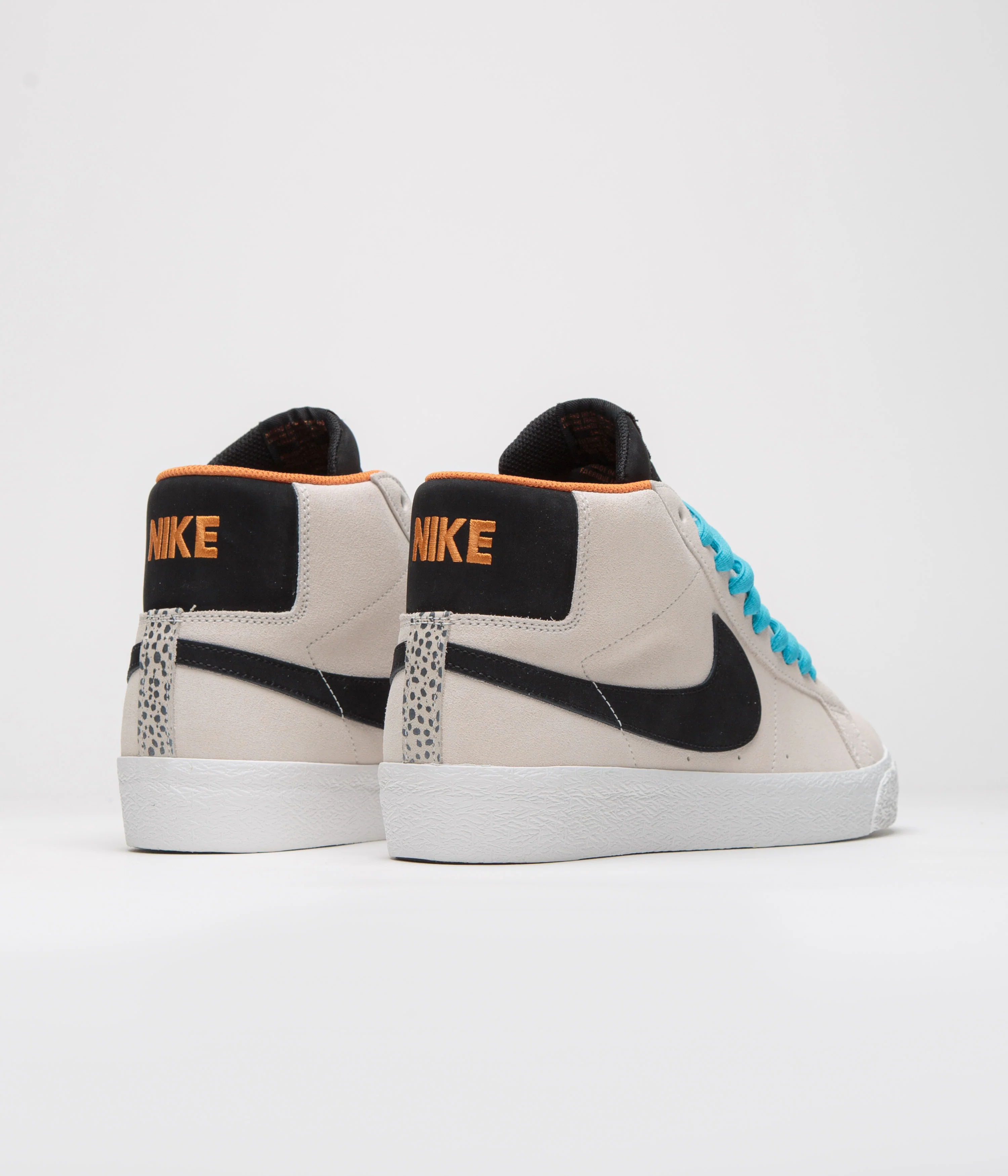 Nike SB Blazer Mid Electric Shoes - Phantom / Black - Monarch - Summit White - Image 5