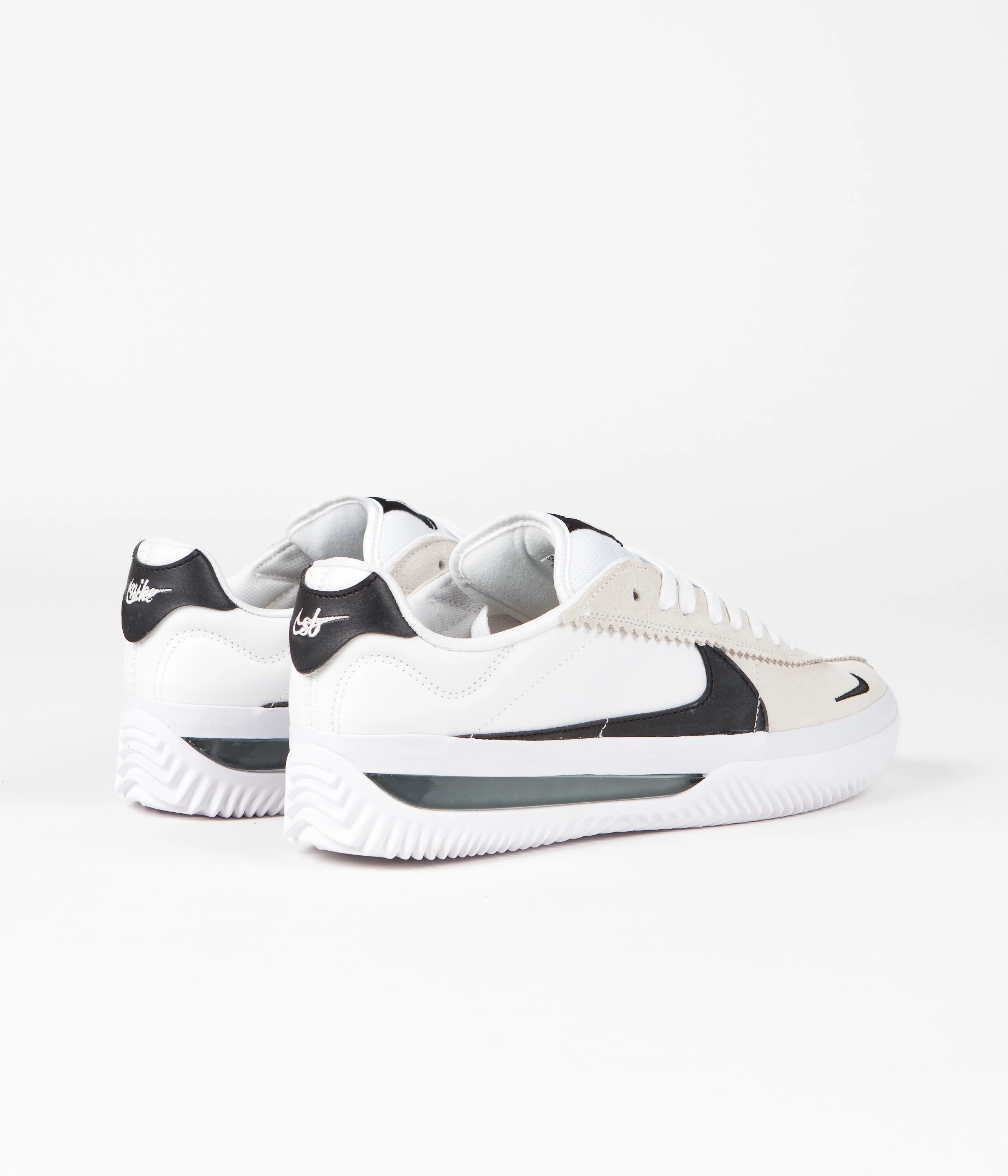 Nike SB BRSB Shoes - White / Black - White - Black - Image 4