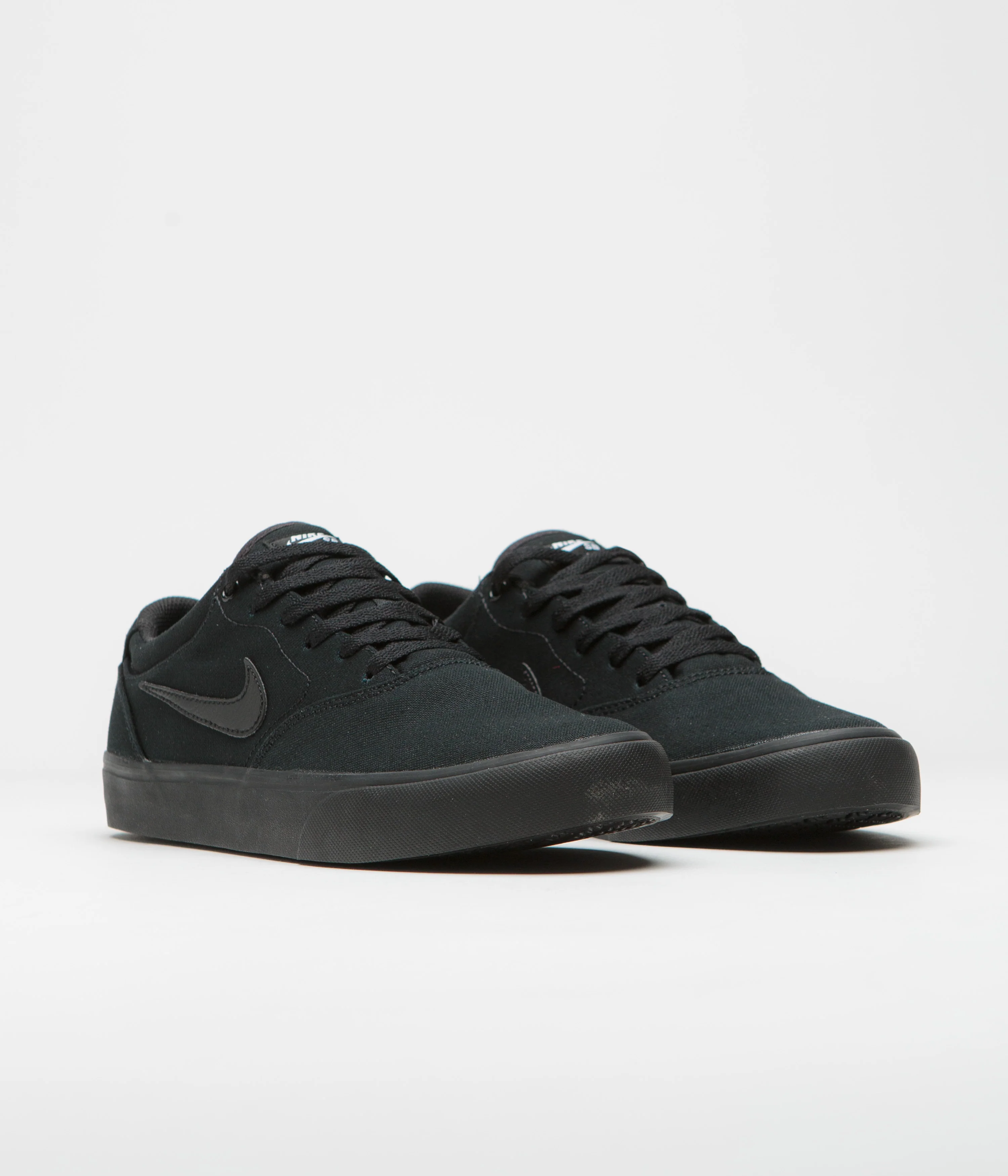 Nike SB Chron 2 Canvas Shoes - Black / Black - Black - Image 3