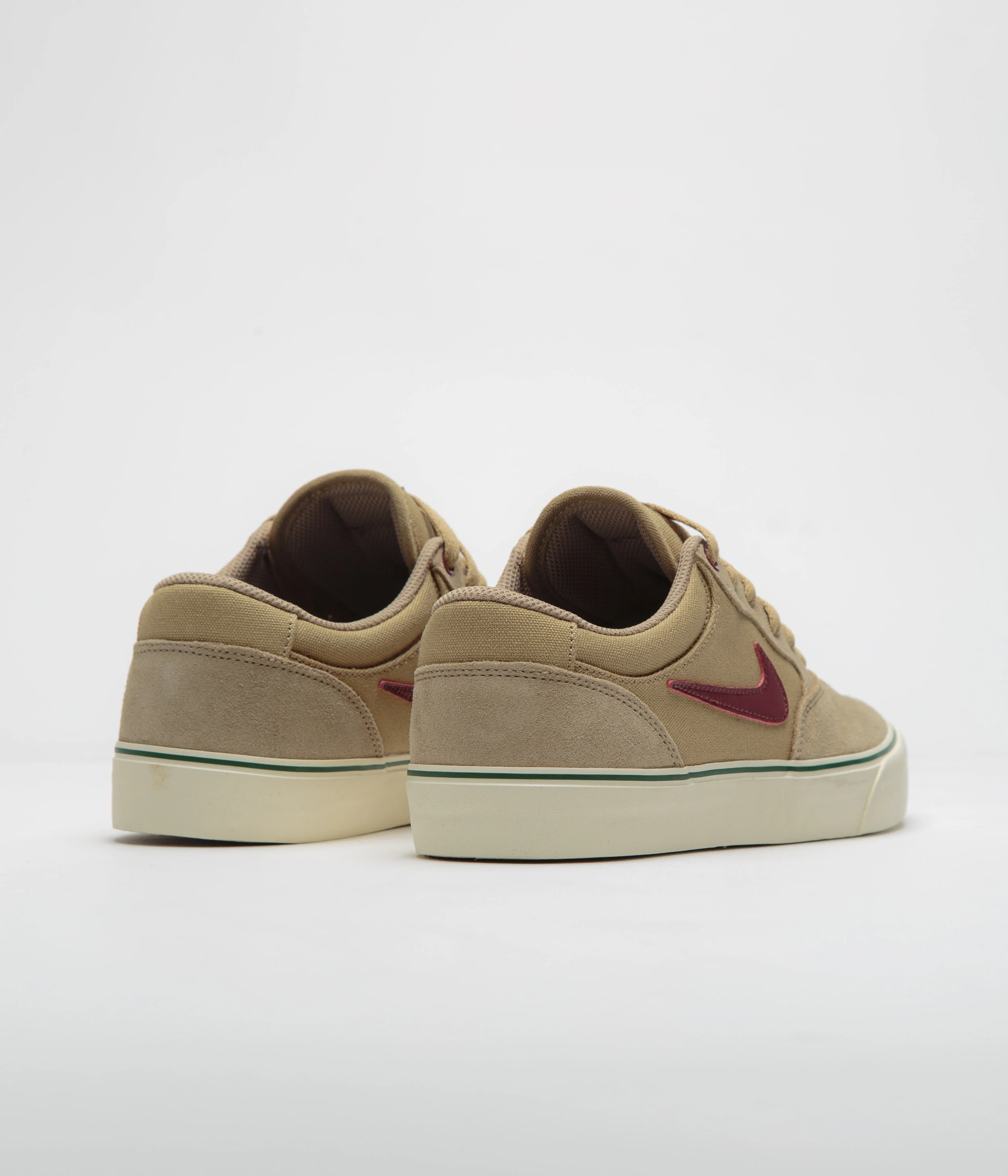 Nike SB Chron 2 Shoes - Parachute Beige / Dark Team Red - Image 4