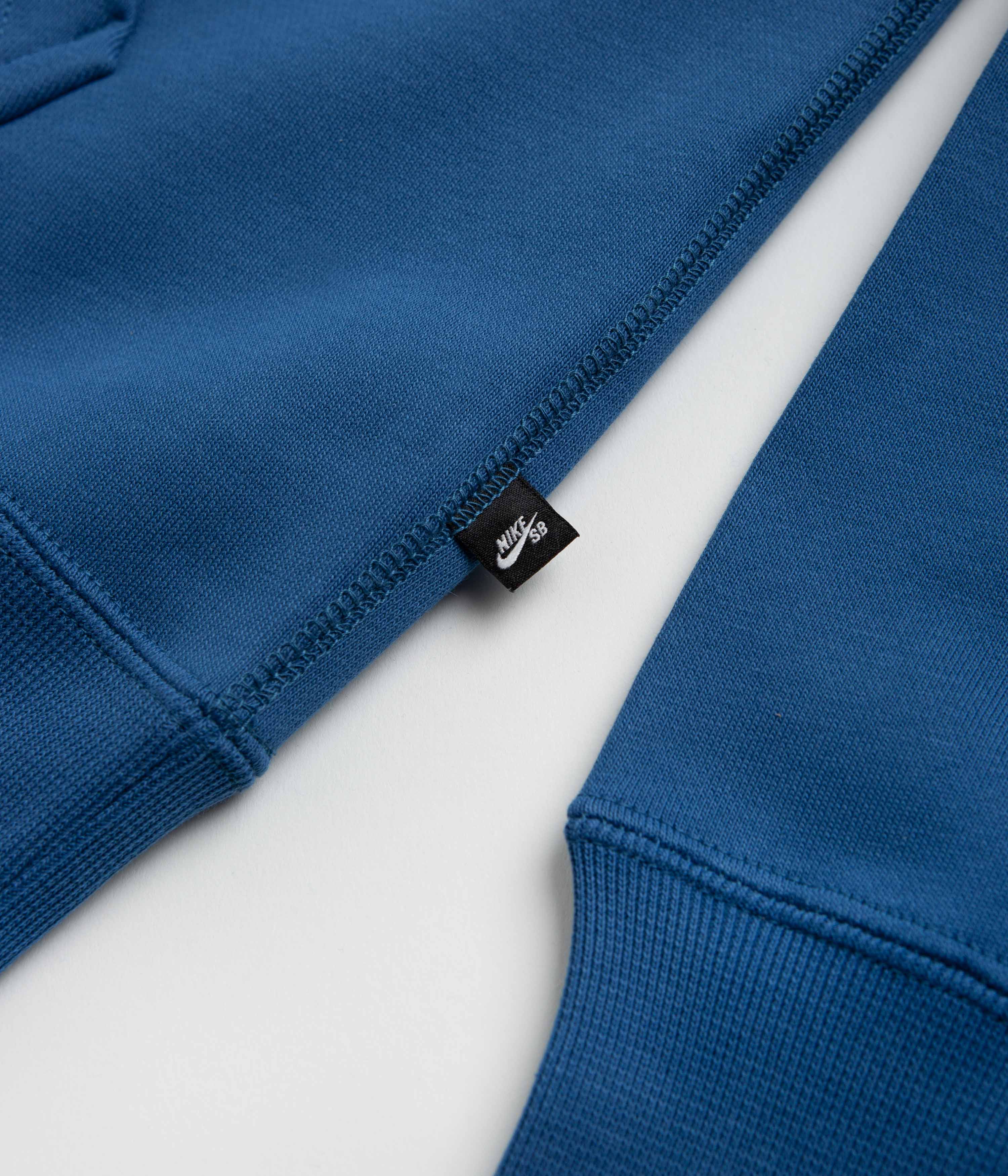 Nike SB Distorted Graphic Hoodie - Industrial Blue - Image 4