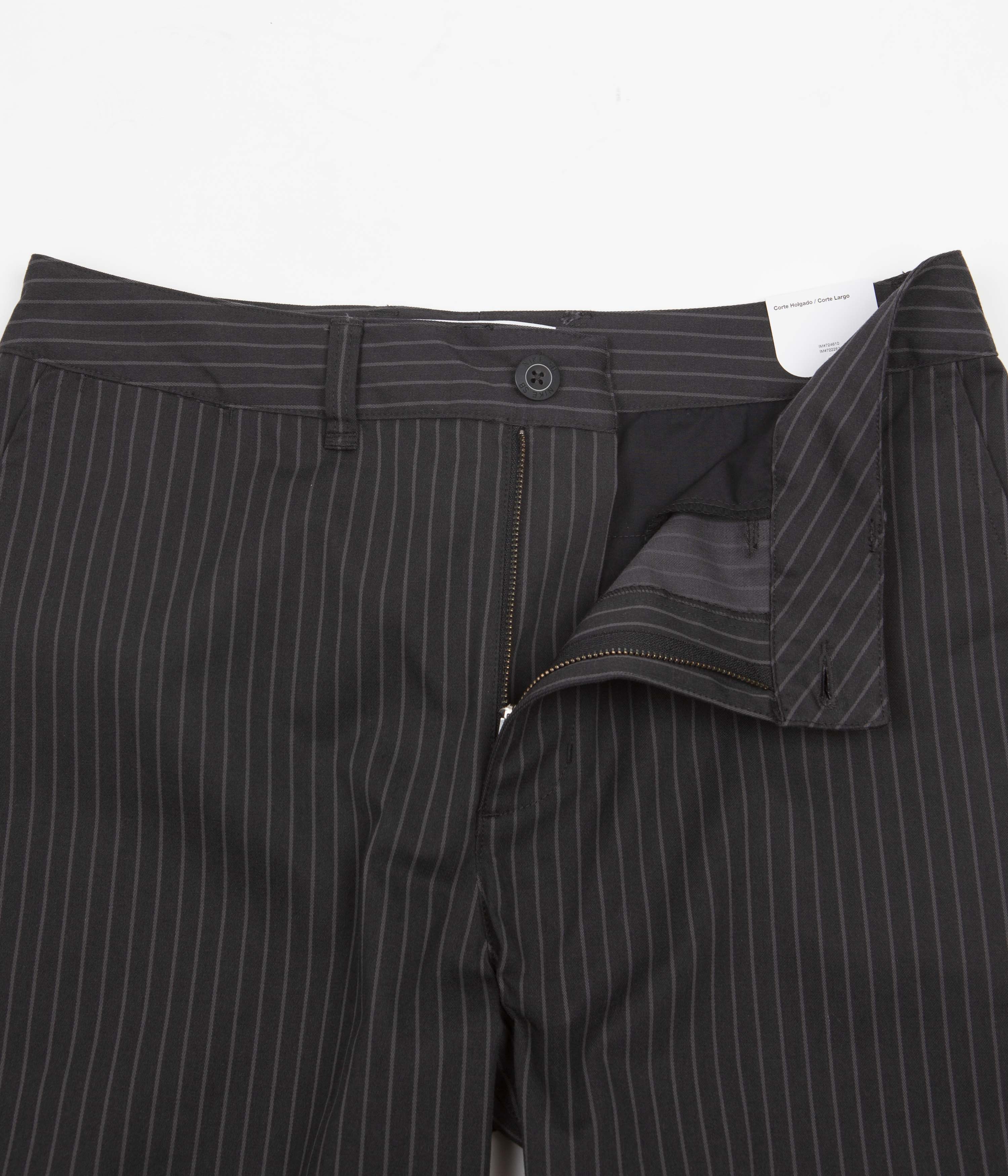Nike SB Dri-FIT Pinstripe Chino Pants - Black - Image 5