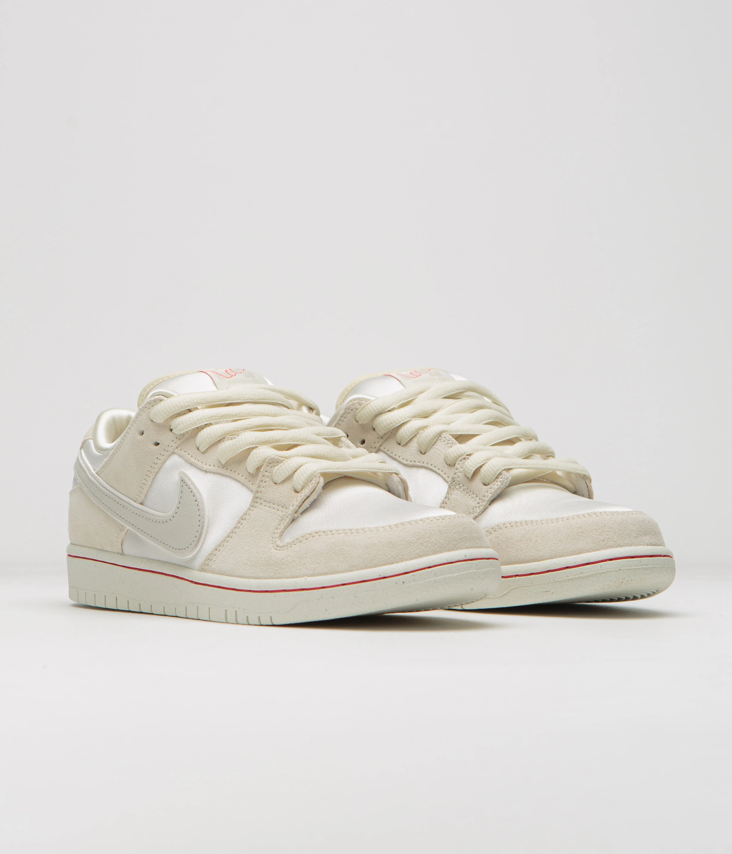 Nike SB Dunk Low Premium Shoes - Coconut Milk / Light Bone - Phantom - Image 2
