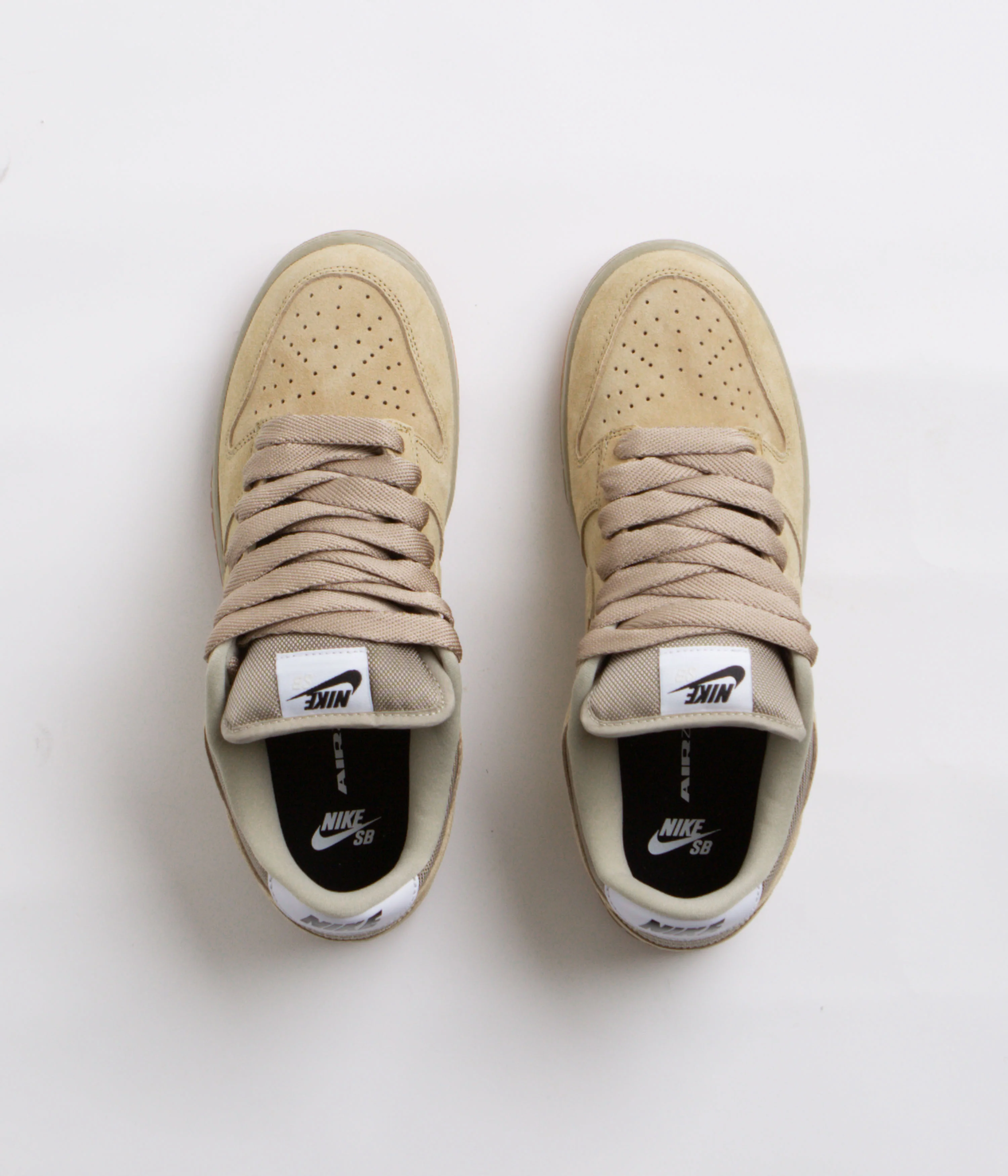 Nike SB Dunk Low Pro B Shoes - Parachute Beige / Parachute Beige - Image 7