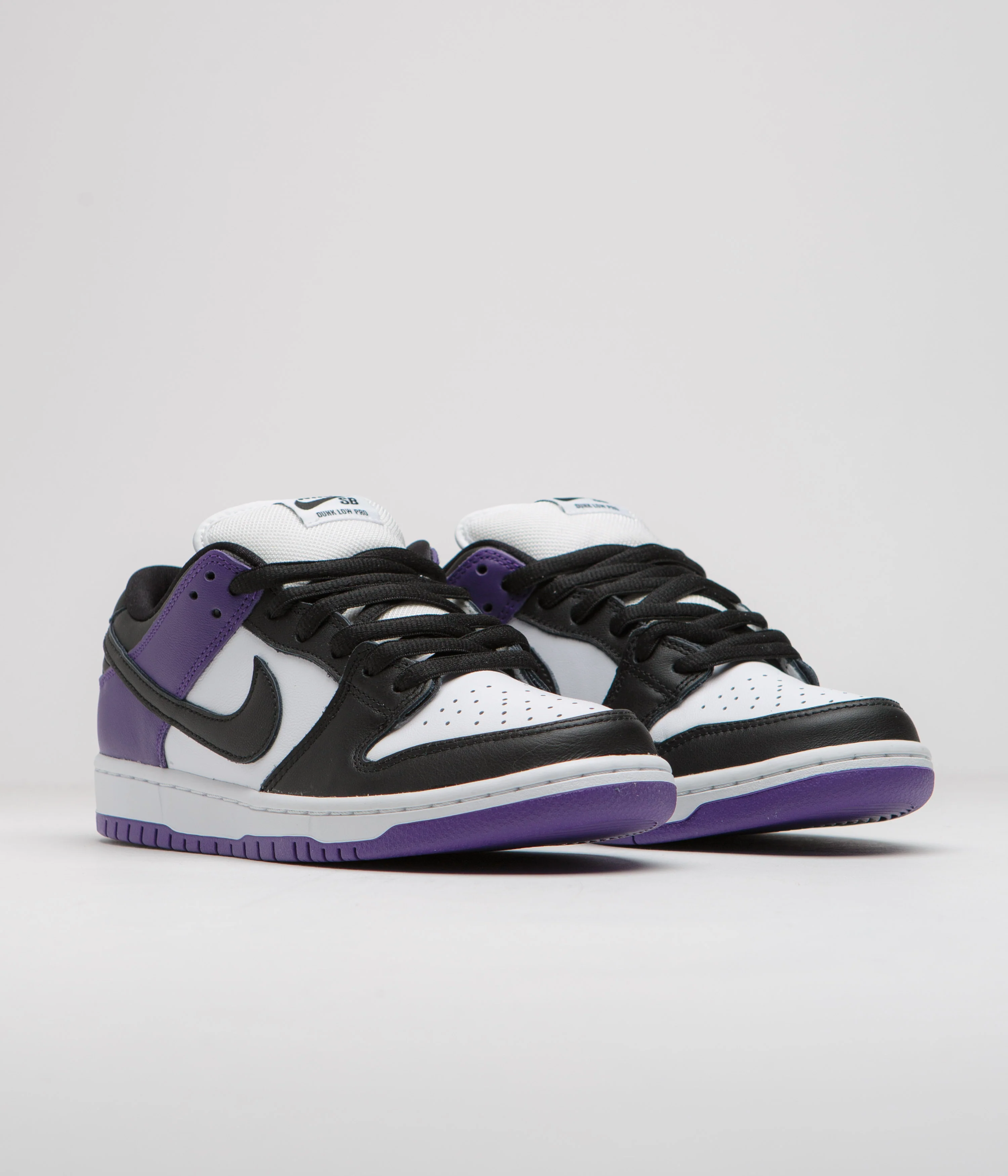 Nike SB Dunk Low Pro Shoes - Court Purple / Black - White - Court Purple - Image 2