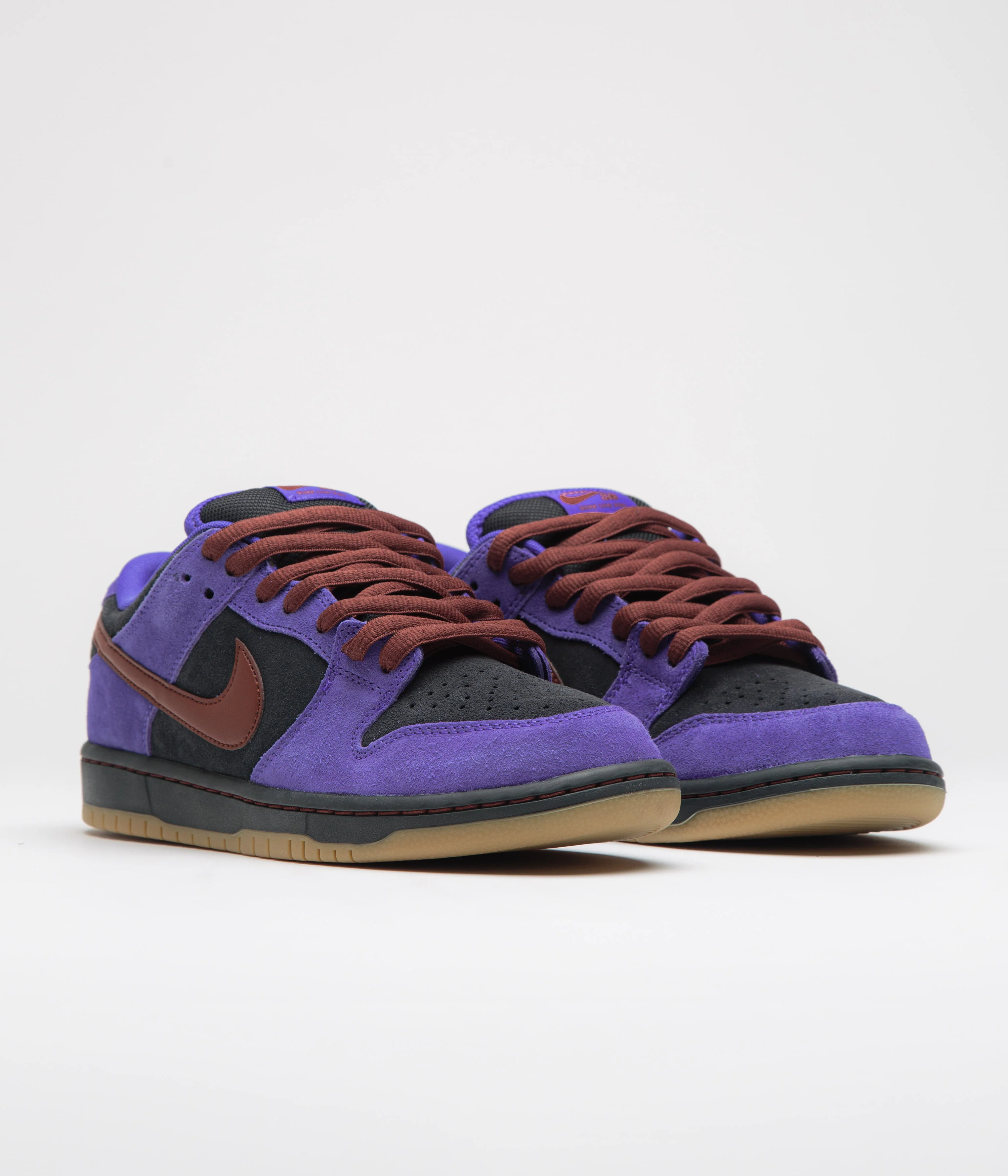 Nike SB Dunk Low Pro Shoes - Persian Violet / Cinnamon - Off Noir - Image 2