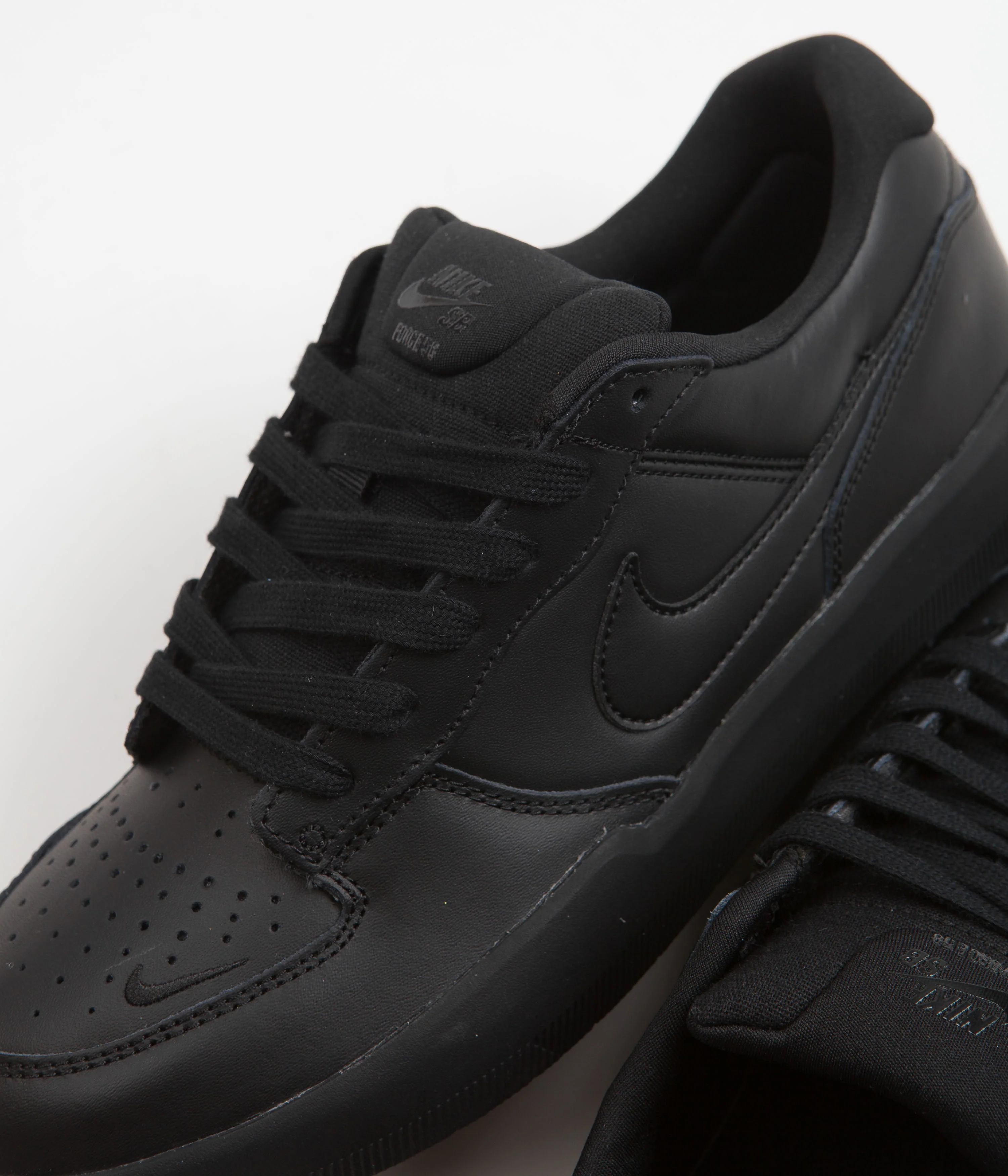 Nike SB Force 58 Premium Shoes - Black / Black - Black - Black - Image 3