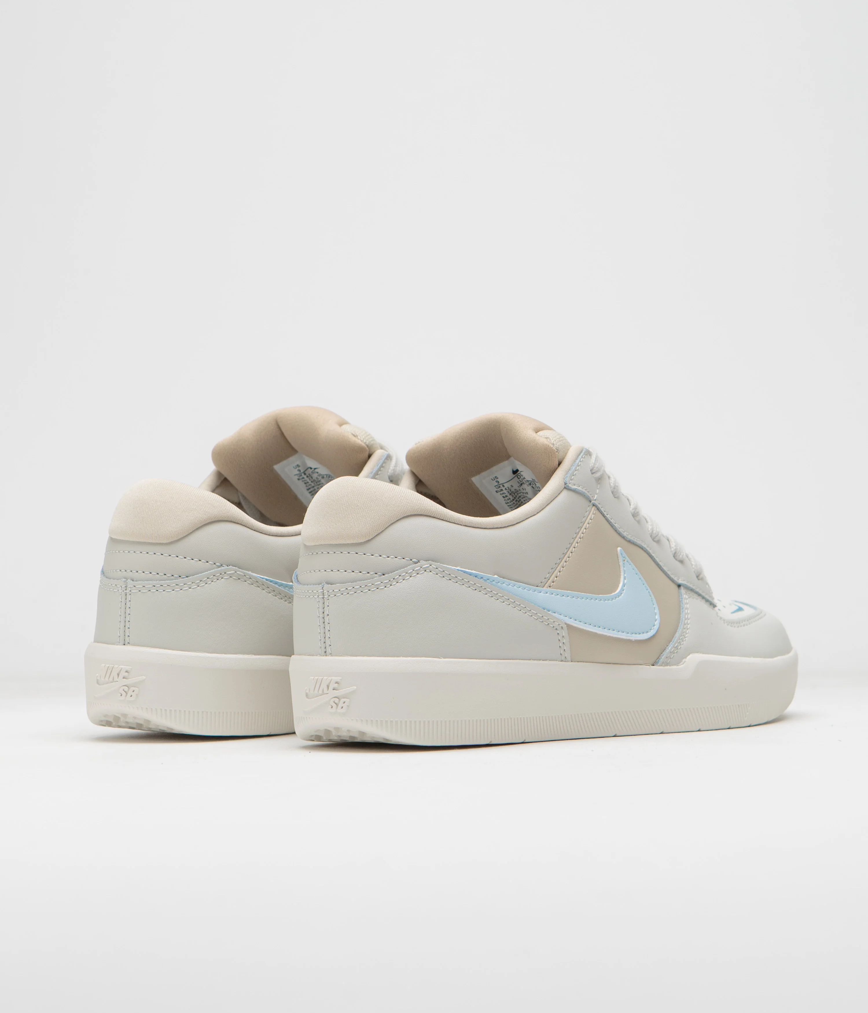 Nike SB Force 58 Premium Shoes - Light Bone / Glacier Blue - Sanddrift - Hemp - Image 4
