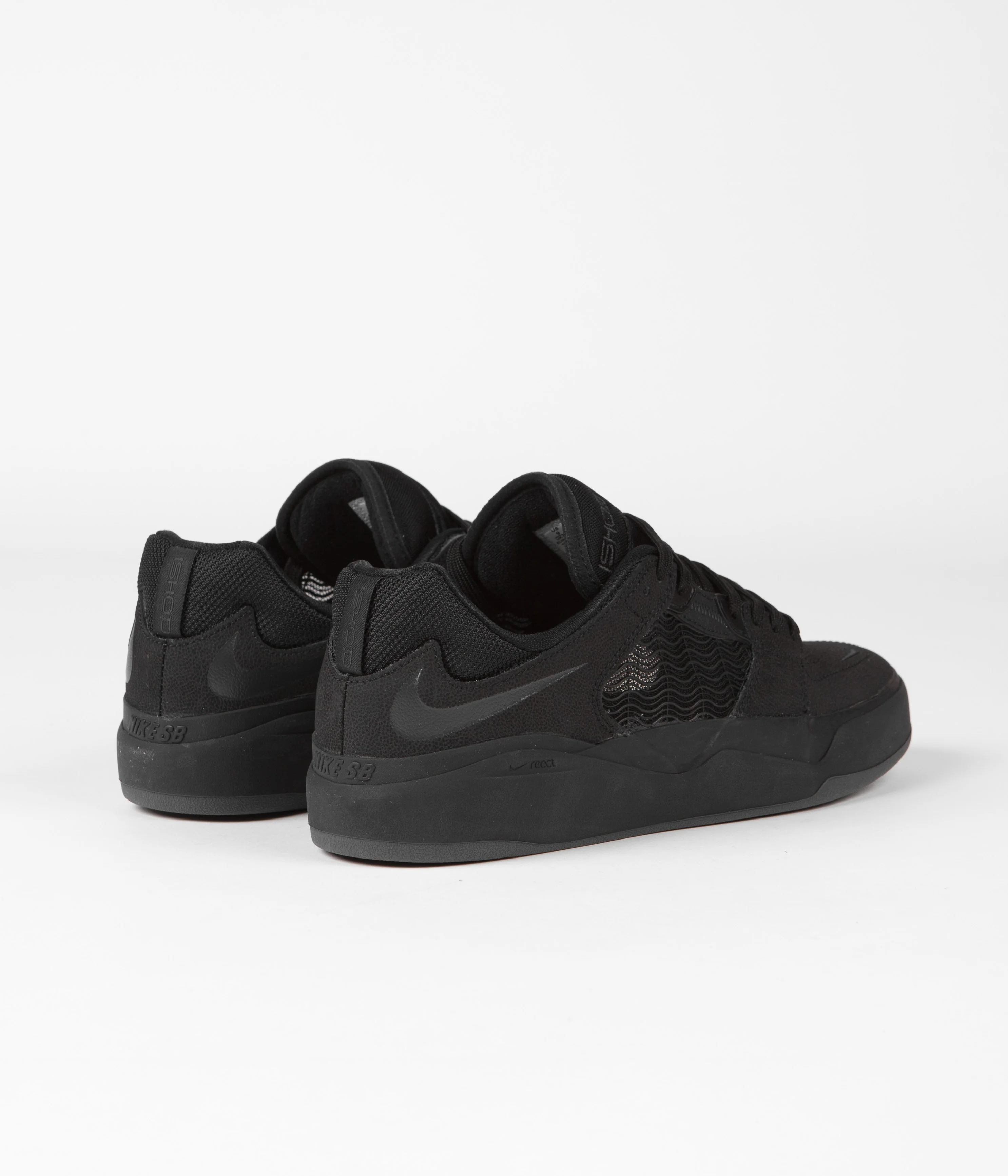Nike SB Ishod Premium Shoes - Black / Black - Black - Black - Image 4