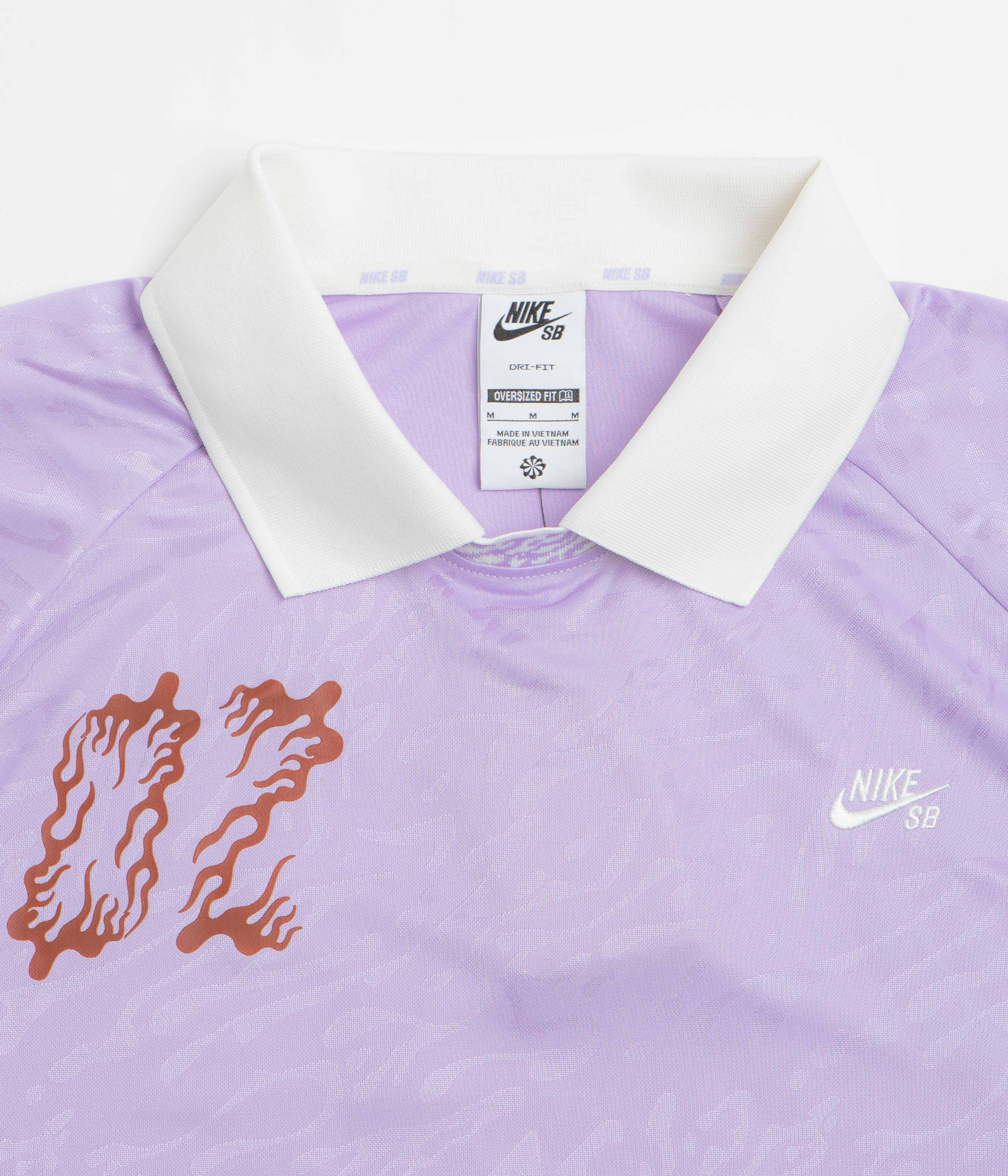 Nike SB Jacquard Jersey - Hydrangeas / Sail / White - Image 3