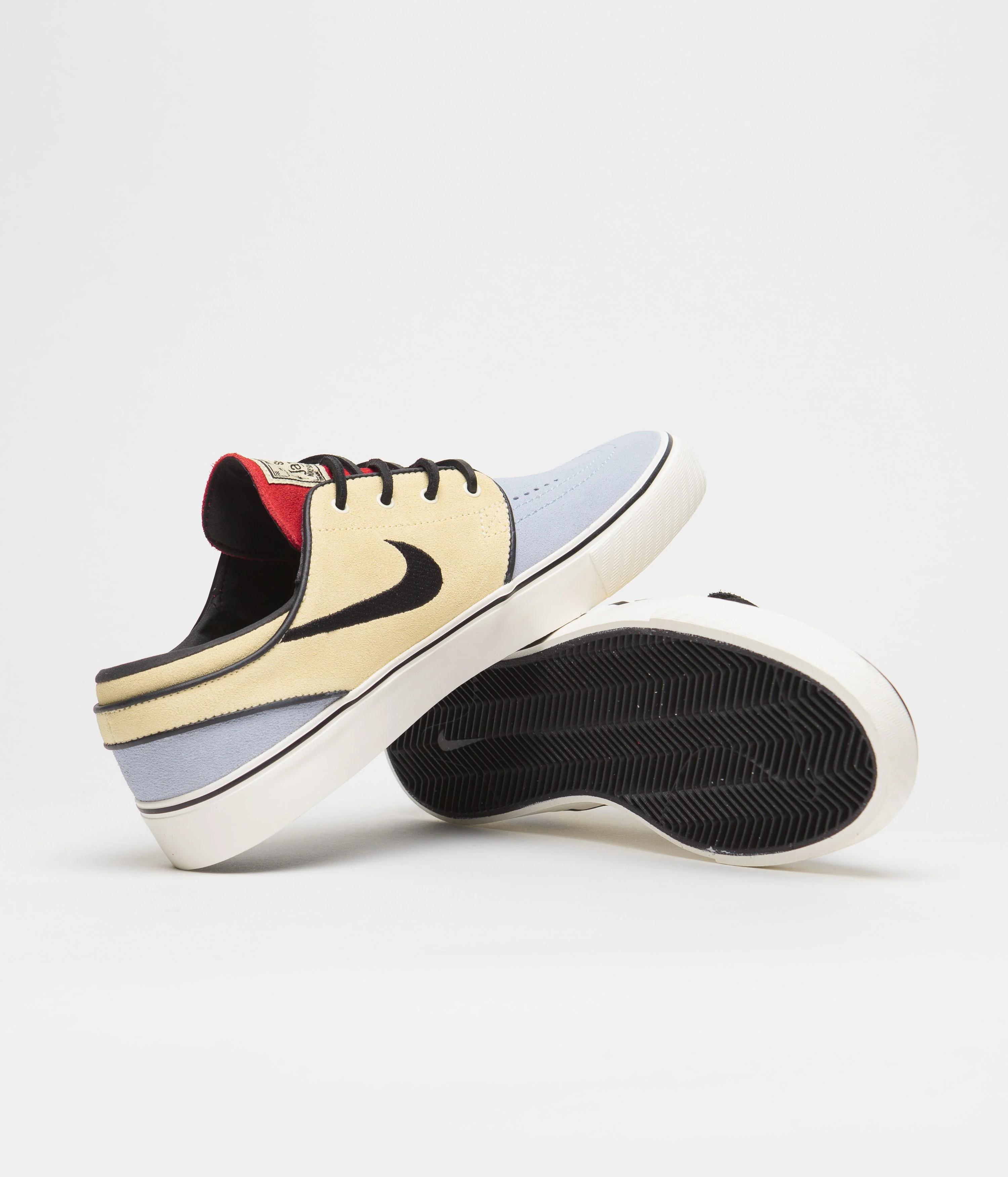 Nike SB Janoski OG+ Shoes - Alabaster / Alabaster - Chile Red - Image 5