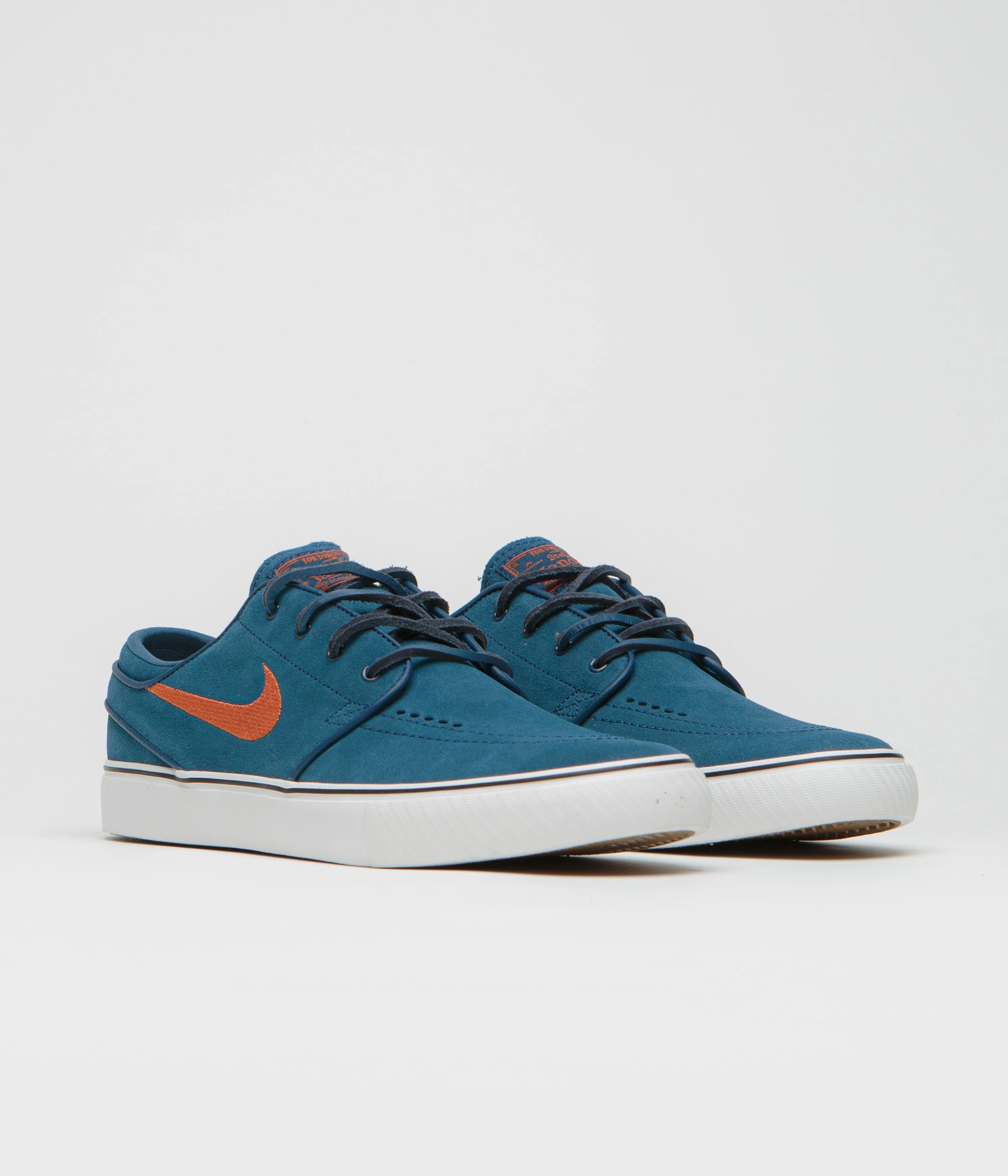 Nike SB Janoski OG+ Shoes - Blue Force / Campfire Orange - Blue Force - Image 2