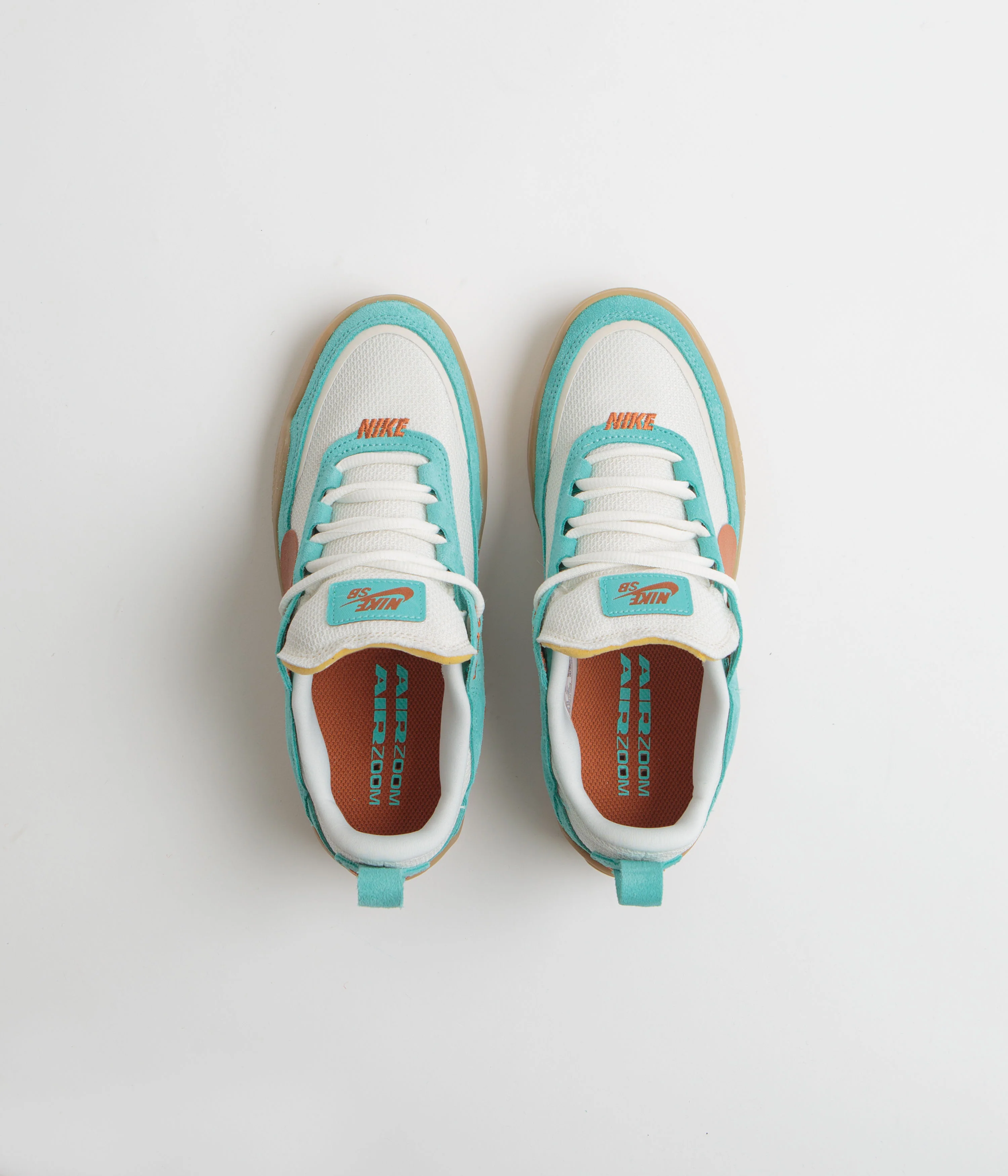 Nike SB Kids Day One Shoes - Green Frost / Dark Russet - Phantom - Image 7