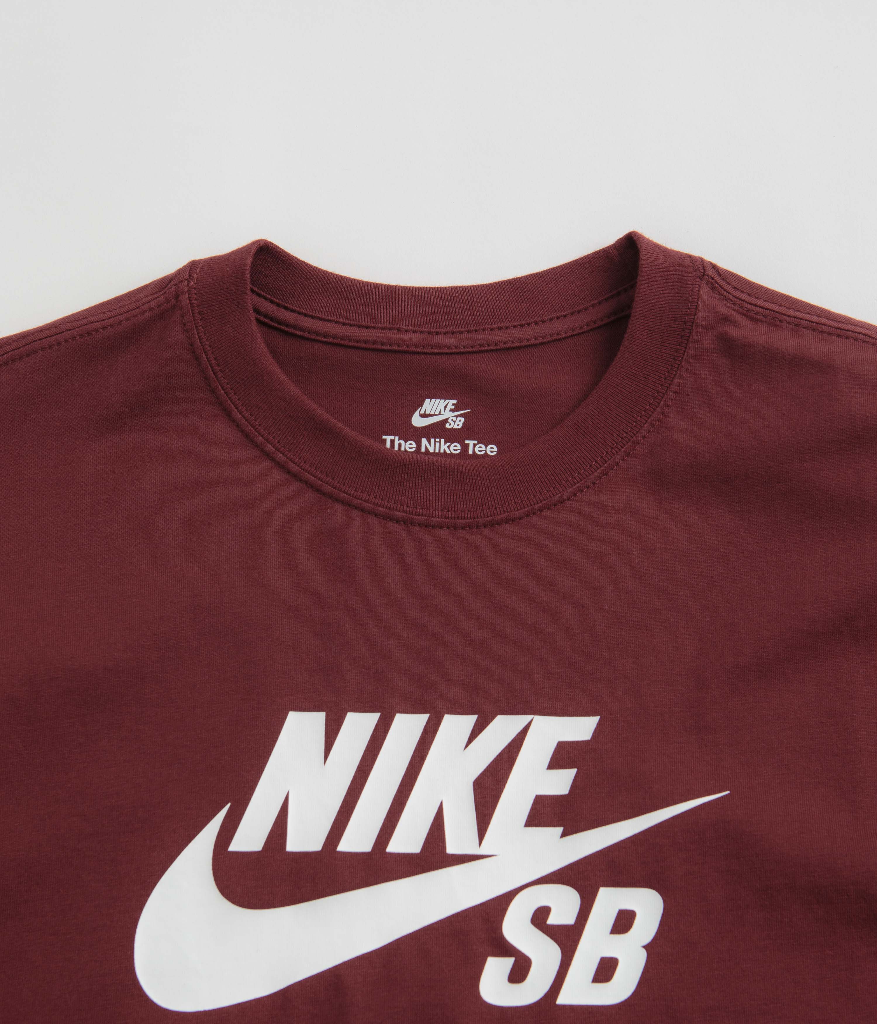 Nike SB Large Logo T-Shirt - Dark Team Red - Image 2