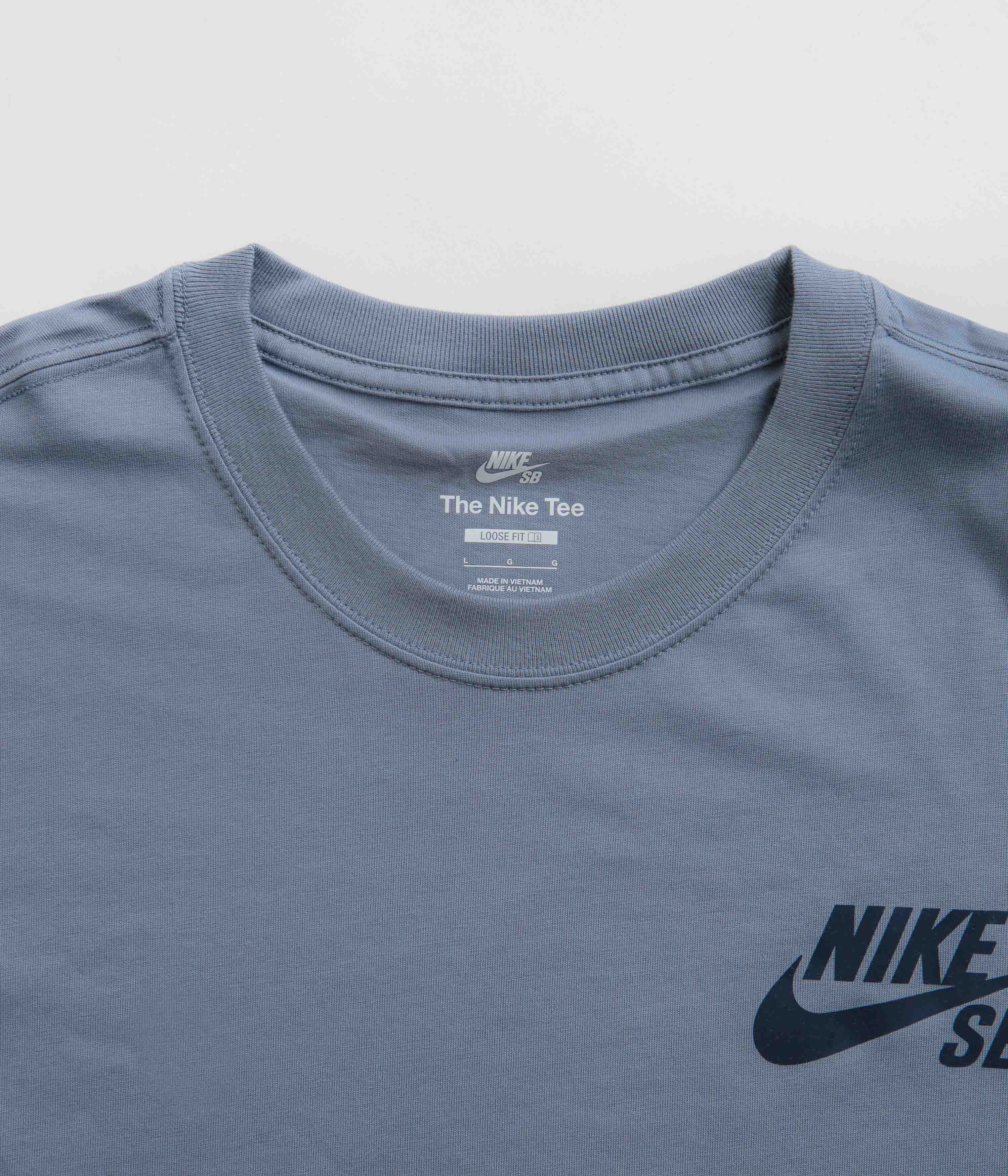Nike SB Logo T-Shirt - Ashen Slate - Image 3