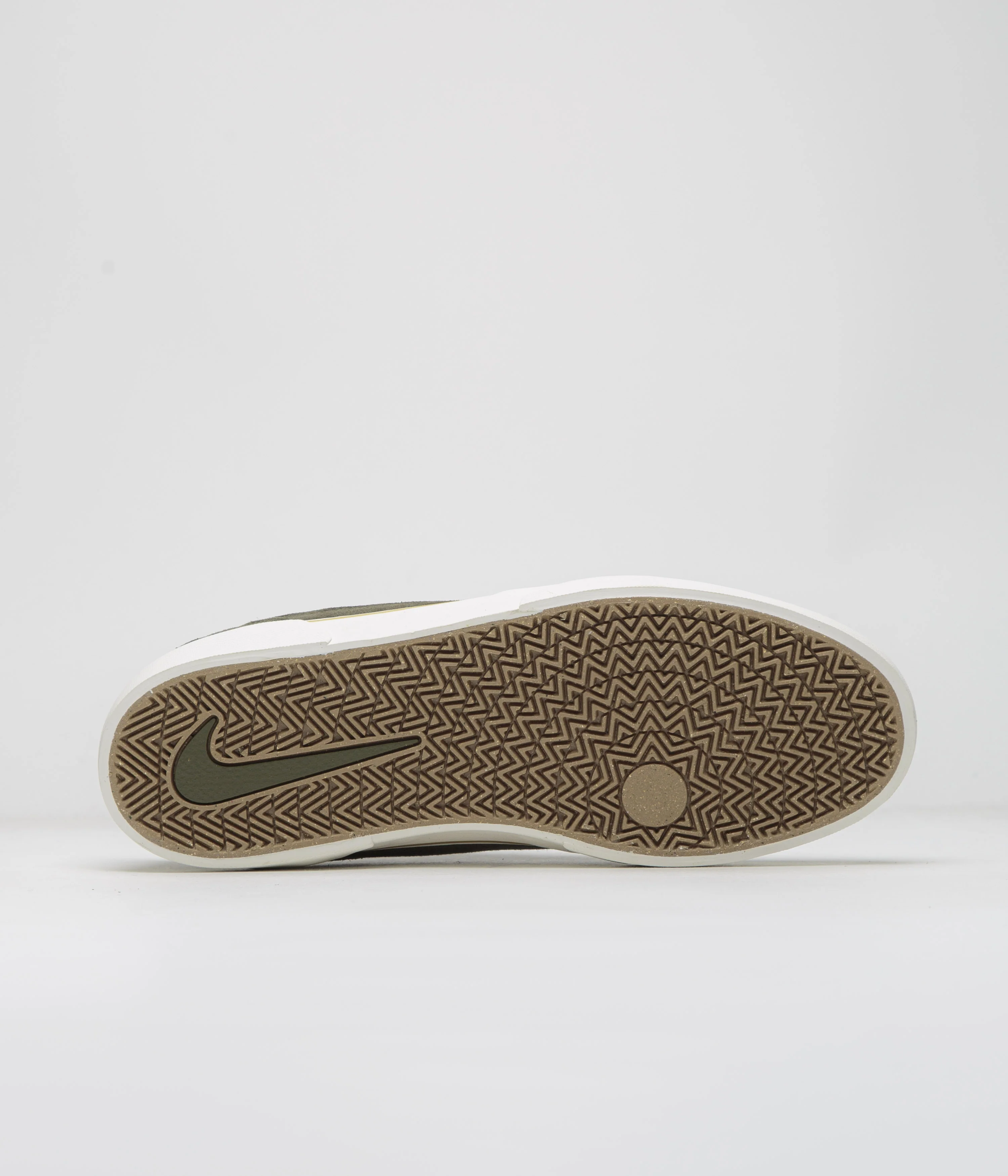 Nike SB Malor Shoes - Medium Olive / Sail - Cargo Khaki - Black - Image 6