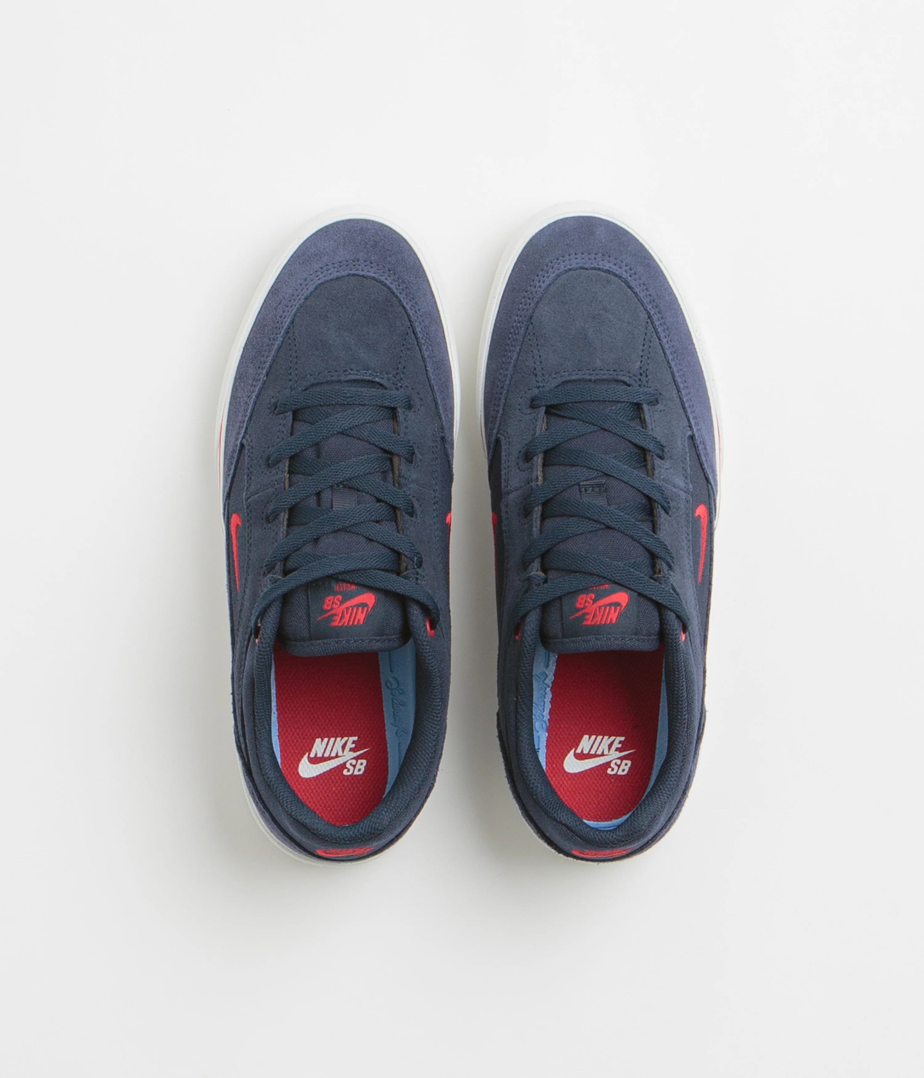 Nike SB Malor Shoes - Obsidian / Gym Red - Midnight Navy - Image 7