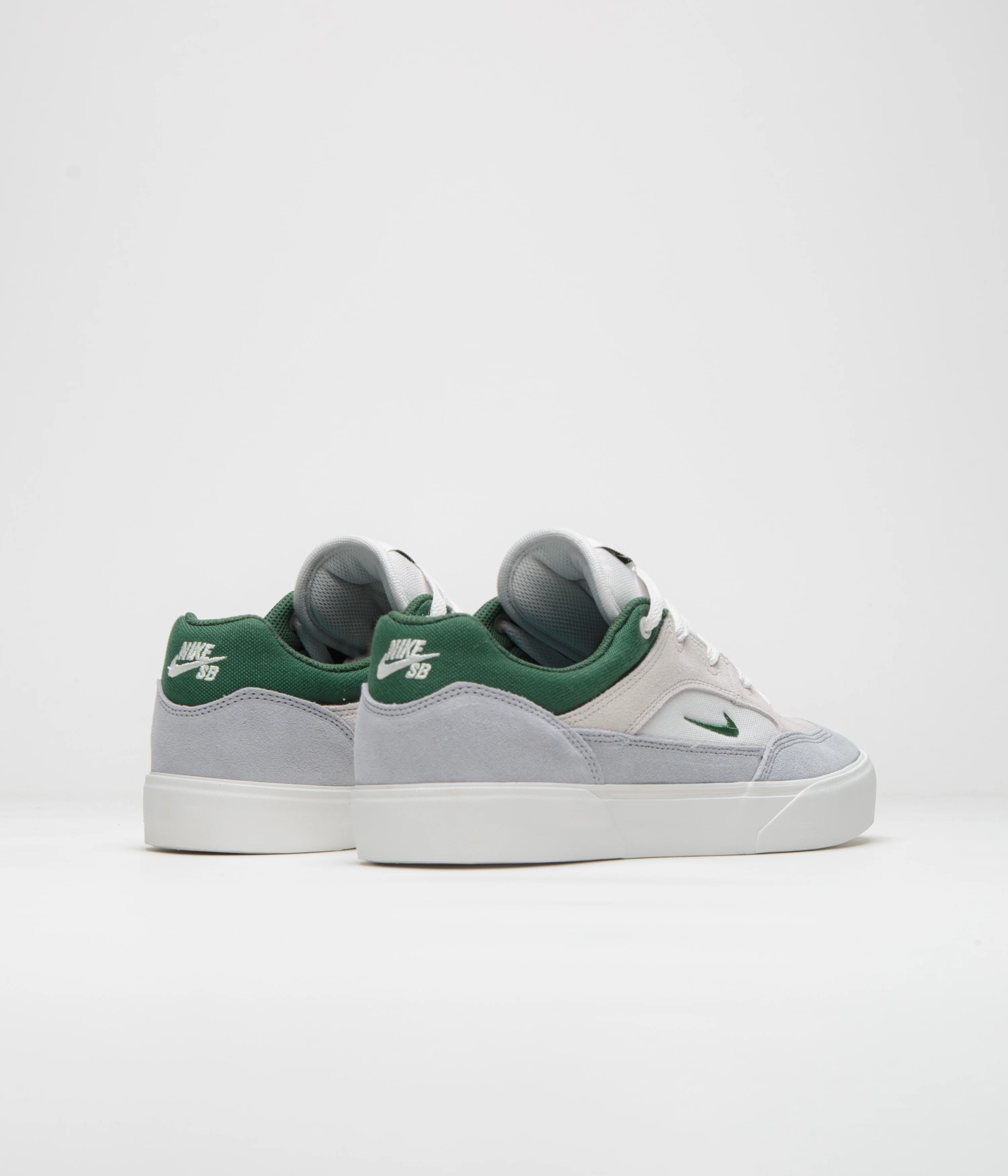 Nike SB Malor Shoes - Platinum Tint / Fir - Wolf Grey - Summit White - Image 4