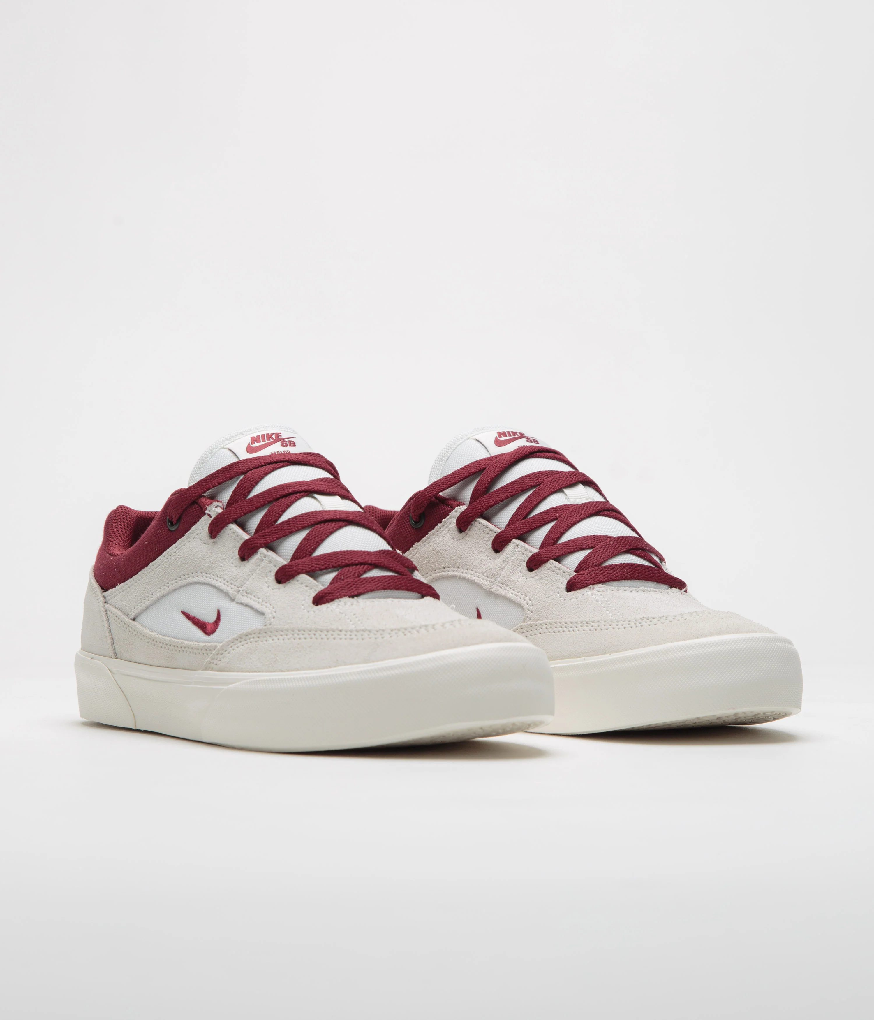 Nike SB Malor Shoes - Summit White / Team Red - Phantom - Sail - Image 2