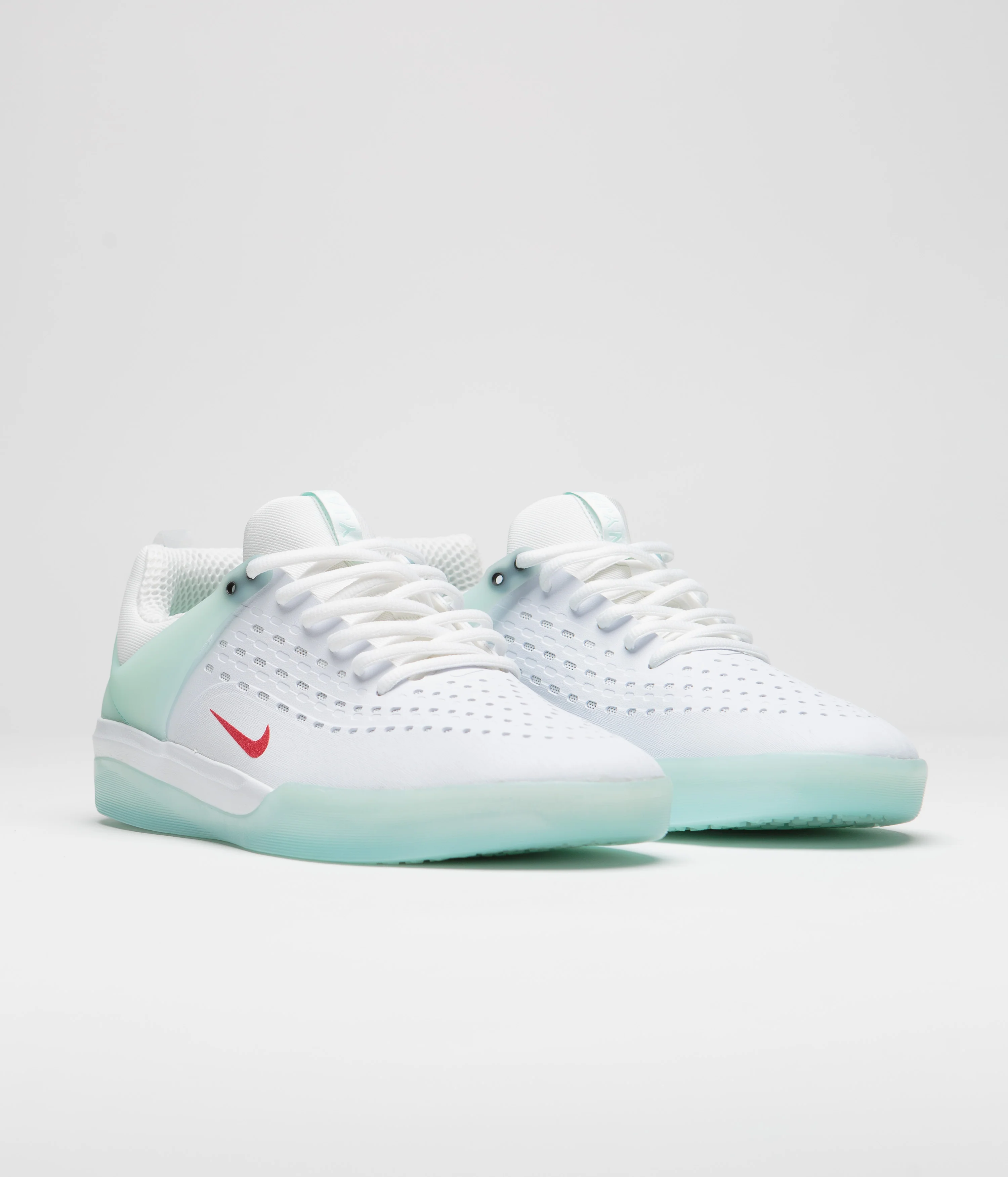 Nike SB Nyjah 3 Shoes - Skylight / University Red - Skylight - White - Image 2