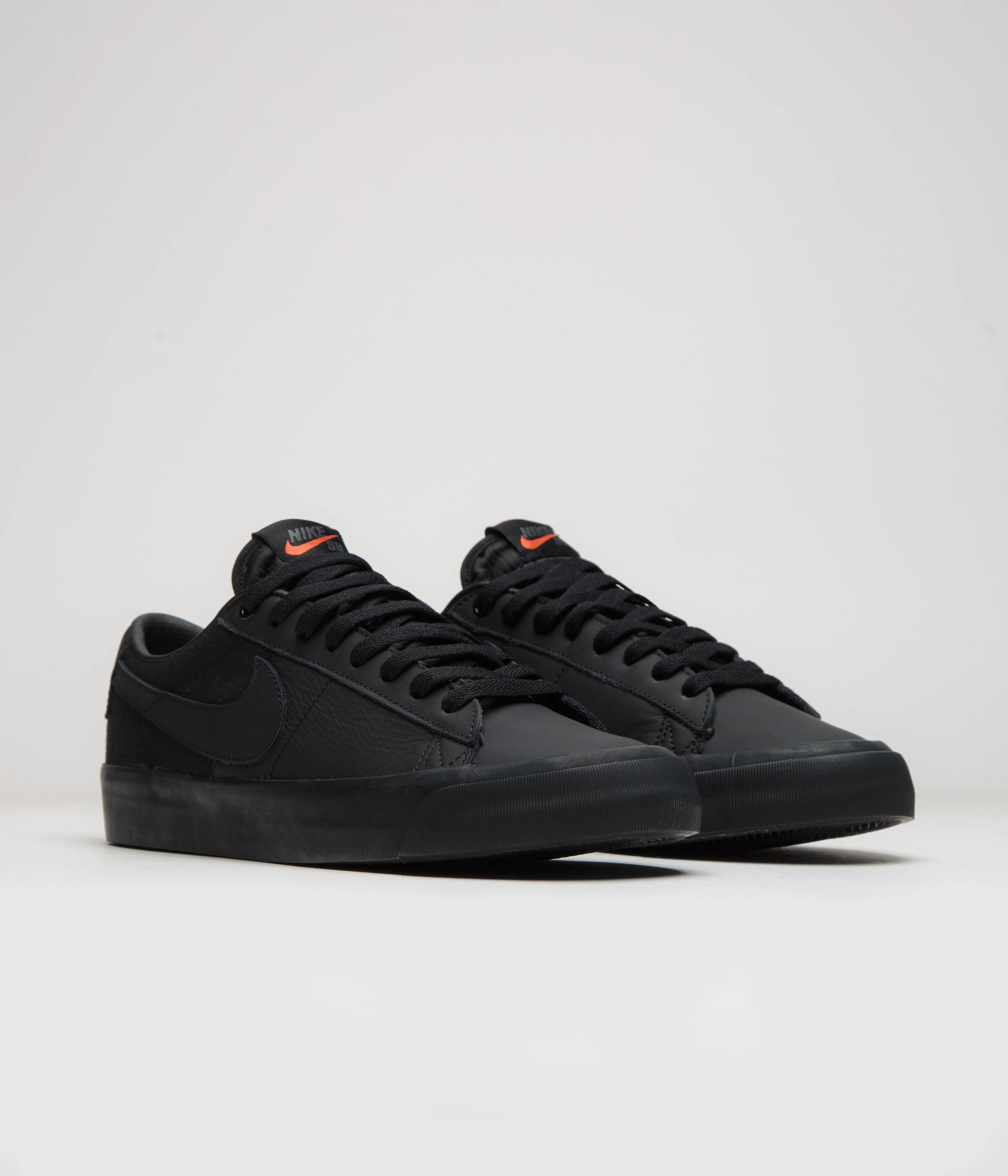 Nike SB Orange Label Blazer Low Pro GT Shoes - Black / Black - Black - Black - Image 2