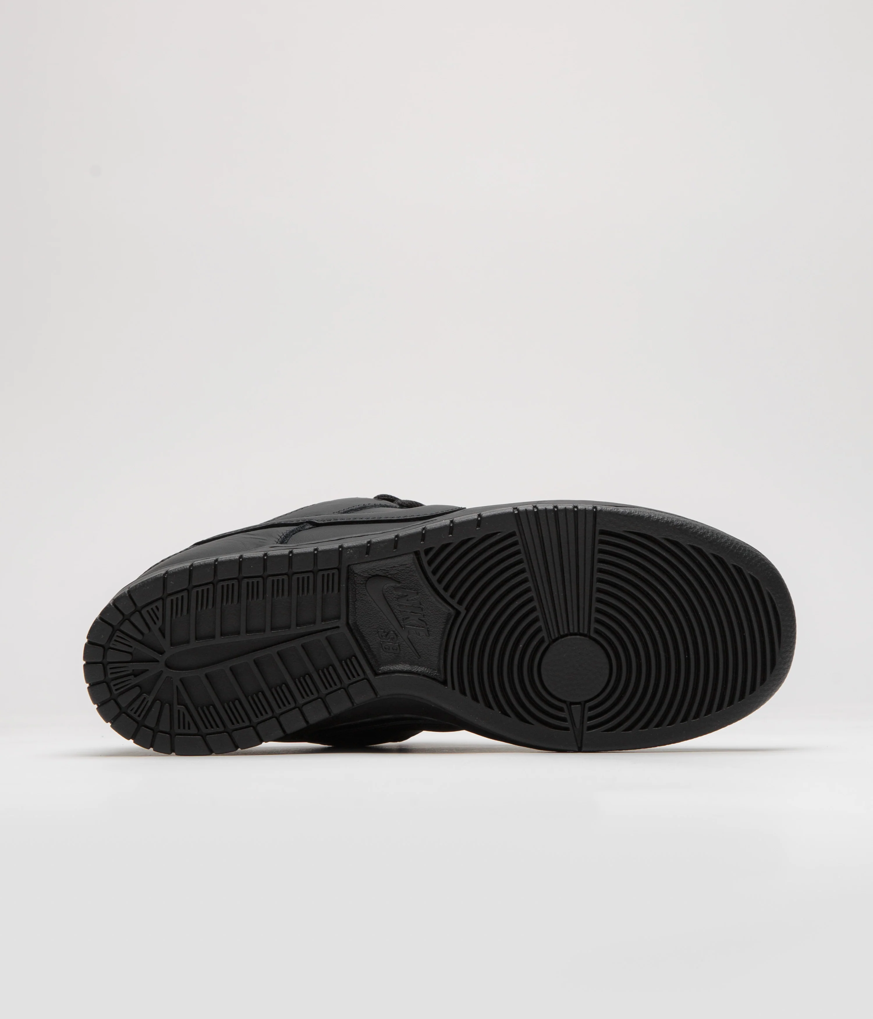 Nike SB Orange Label Dunk Low Pro Shoes - Black / Black - Black - Black - Image 6