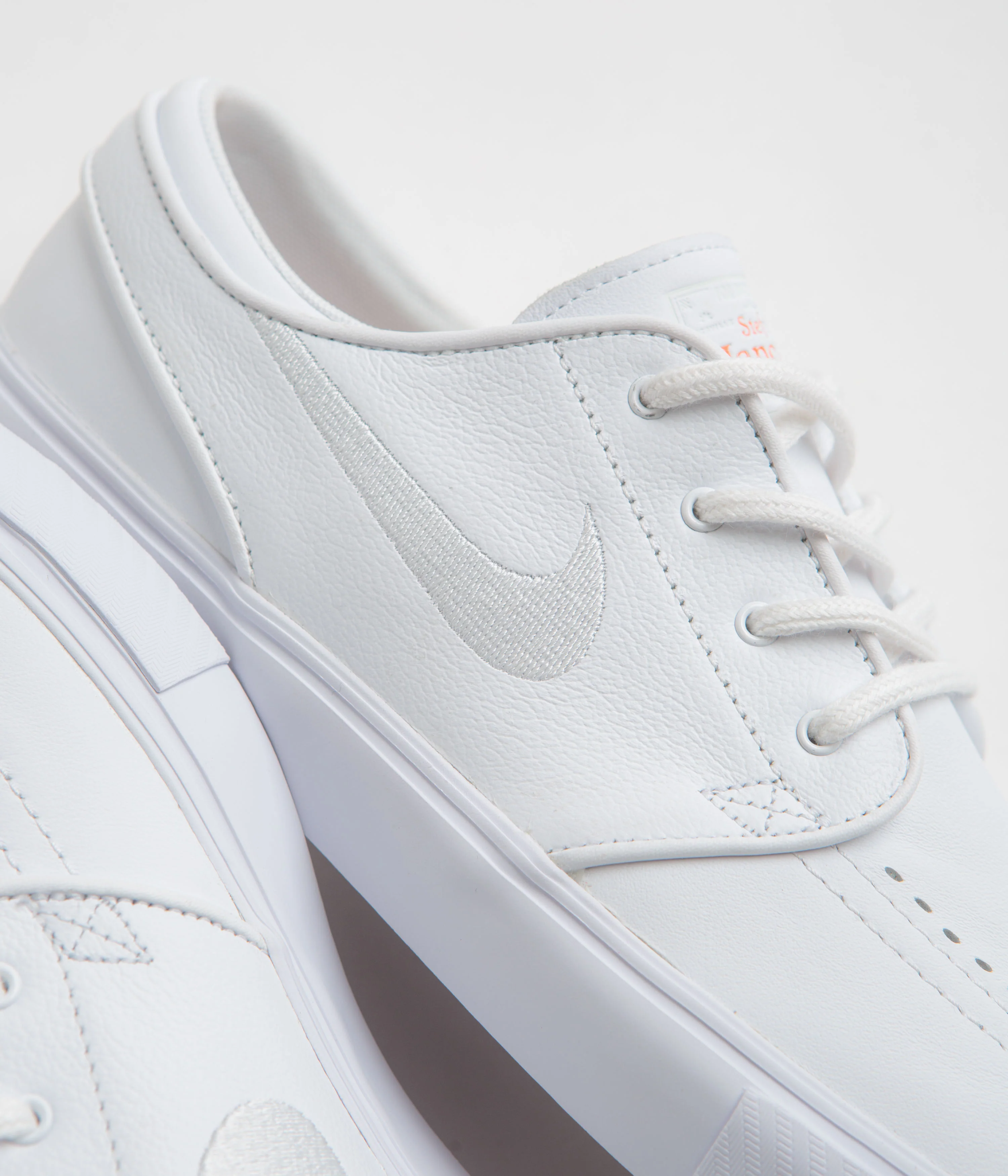 Nike SB Orange Label Janoski OG+ Shoes - White / White - White - White - Image 3