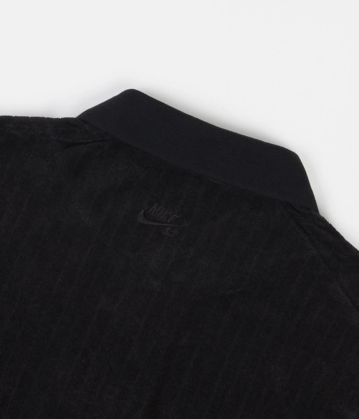 Nike SB Orange Label Polo Shirt - Black / Black - Image 4
