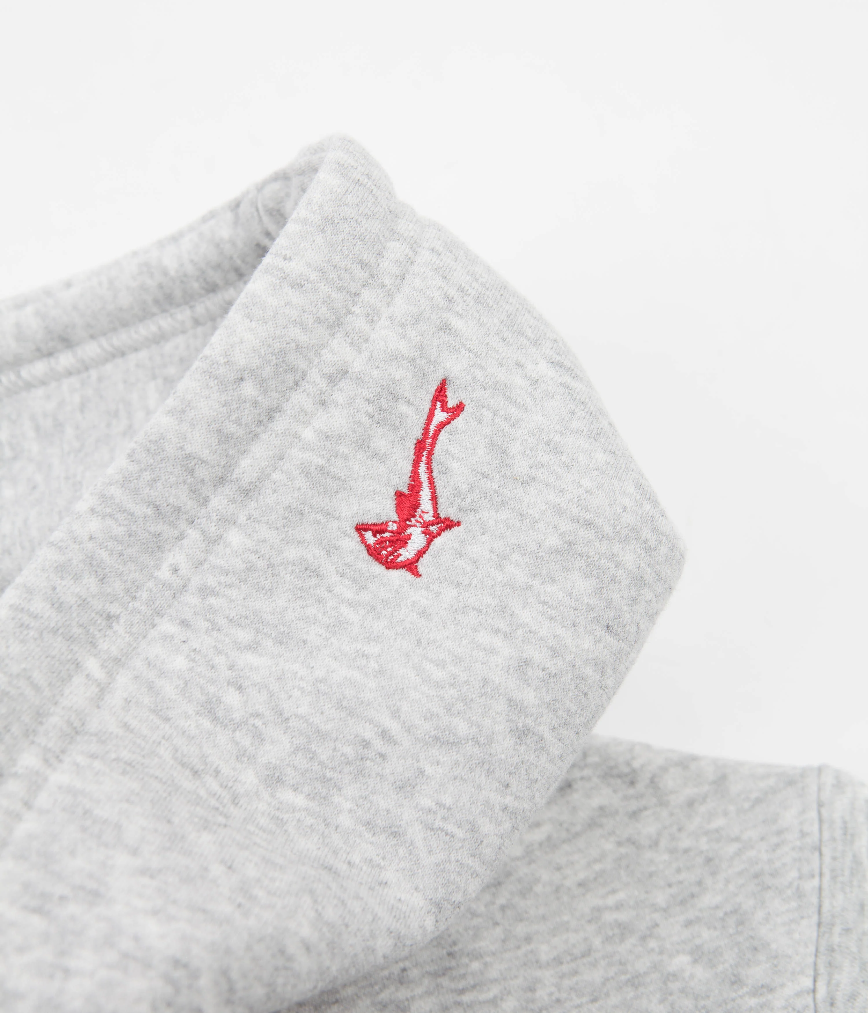Nike SB Orange Label Oski Hoodie - Grey Heather - Image 6