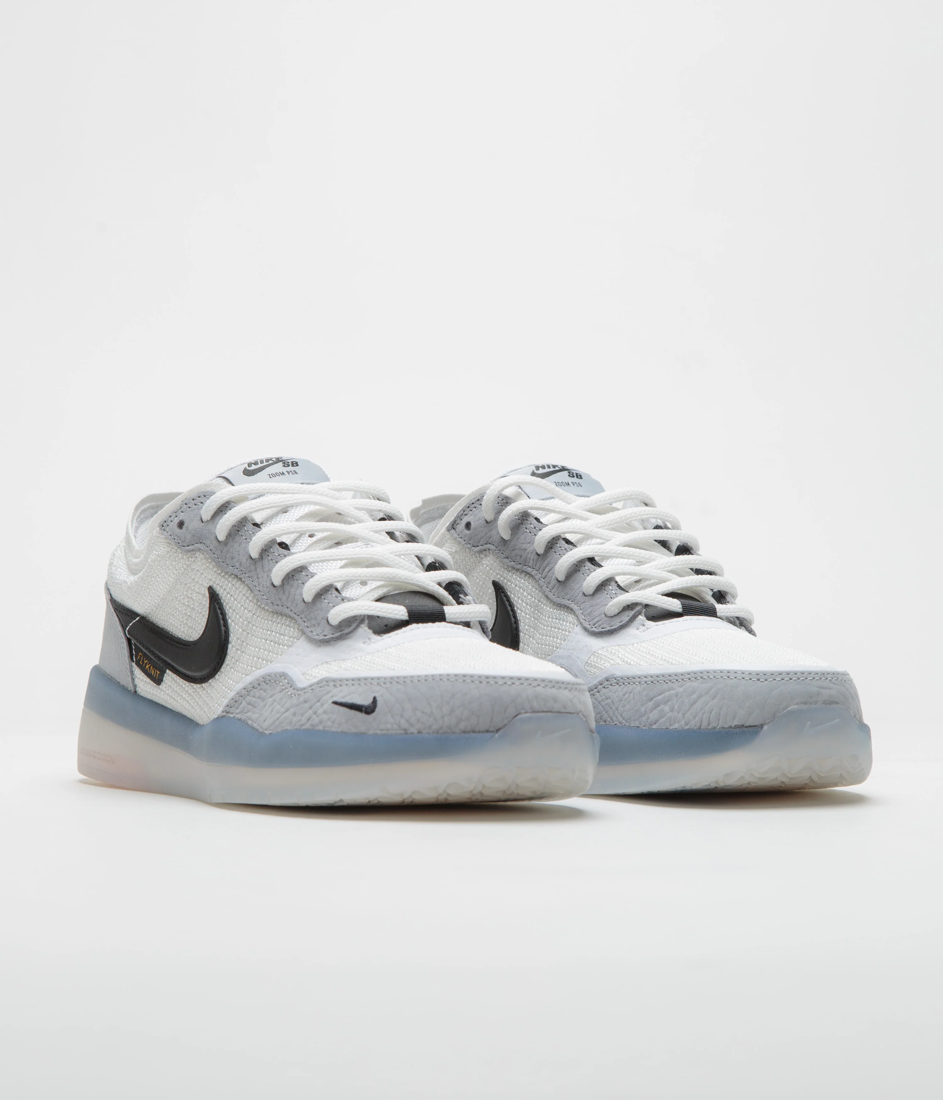 Nike SB PS8 Shoes - Wolf Grey / Black - Wolf Grey - White - Image 2
