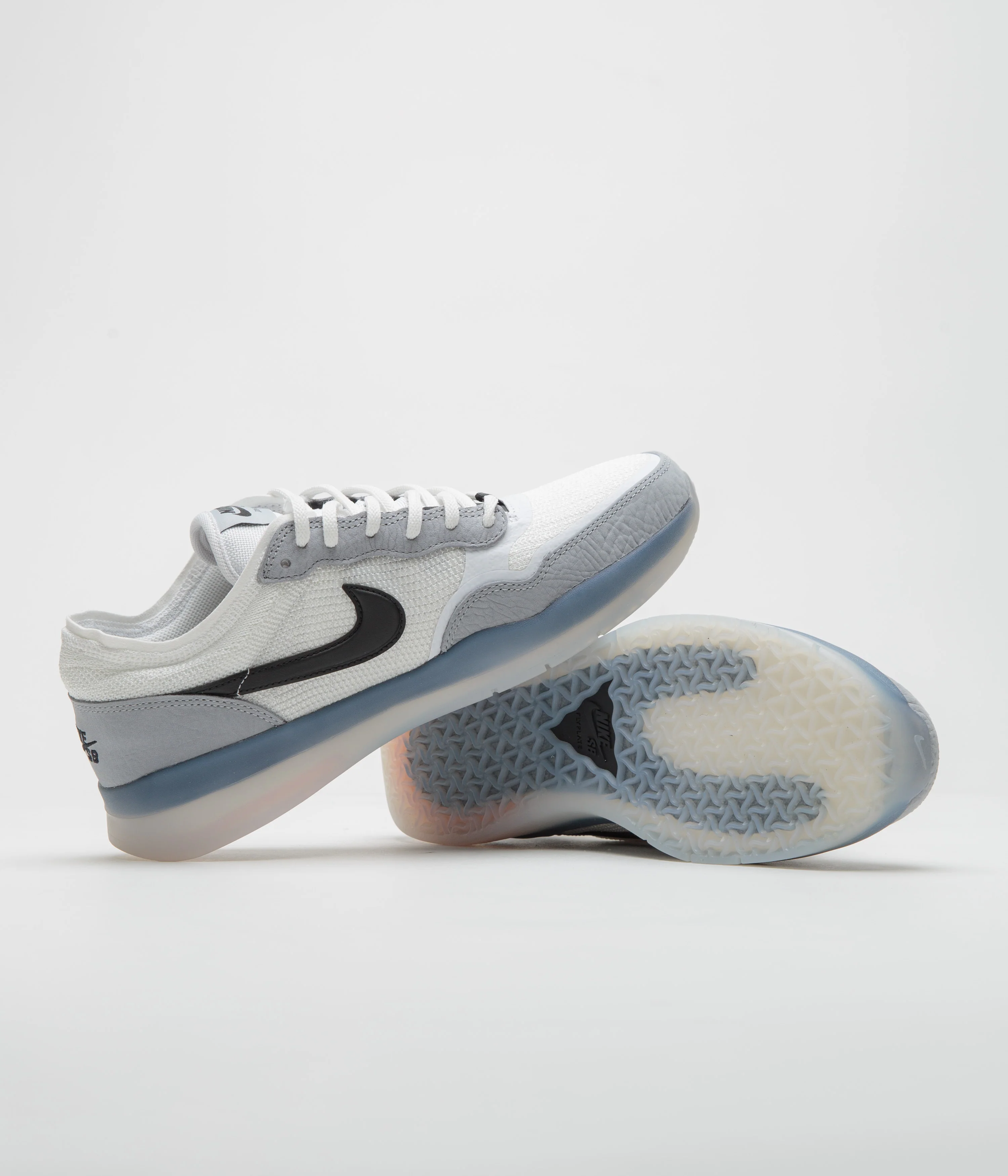 Nike SB PS8 Shoes - Wolf Grey / Black - Wolf Grey - White - Image 5