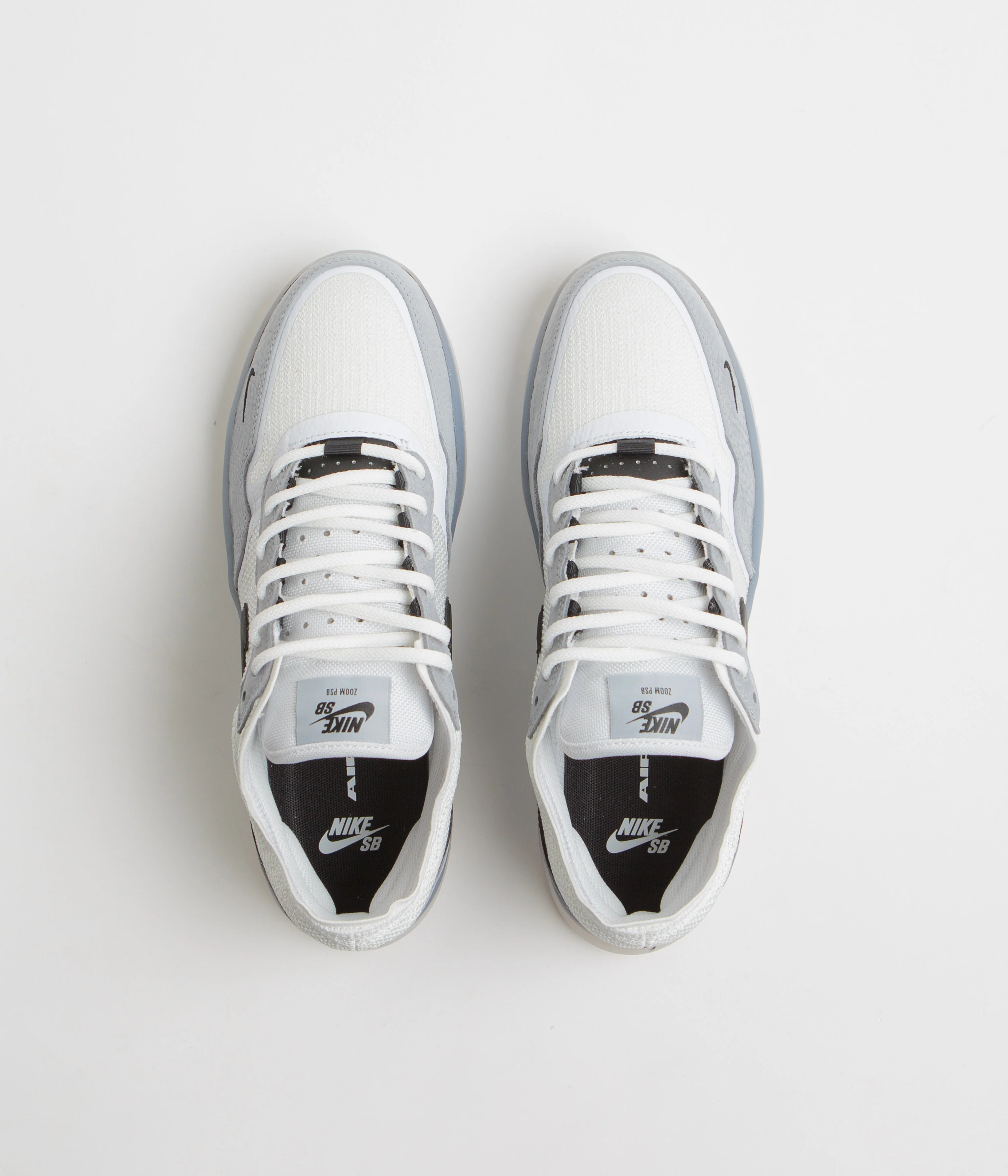 Nike SB PS8 Shoes - Wolf Grey / Black - Wolf Grey - White - Image 7