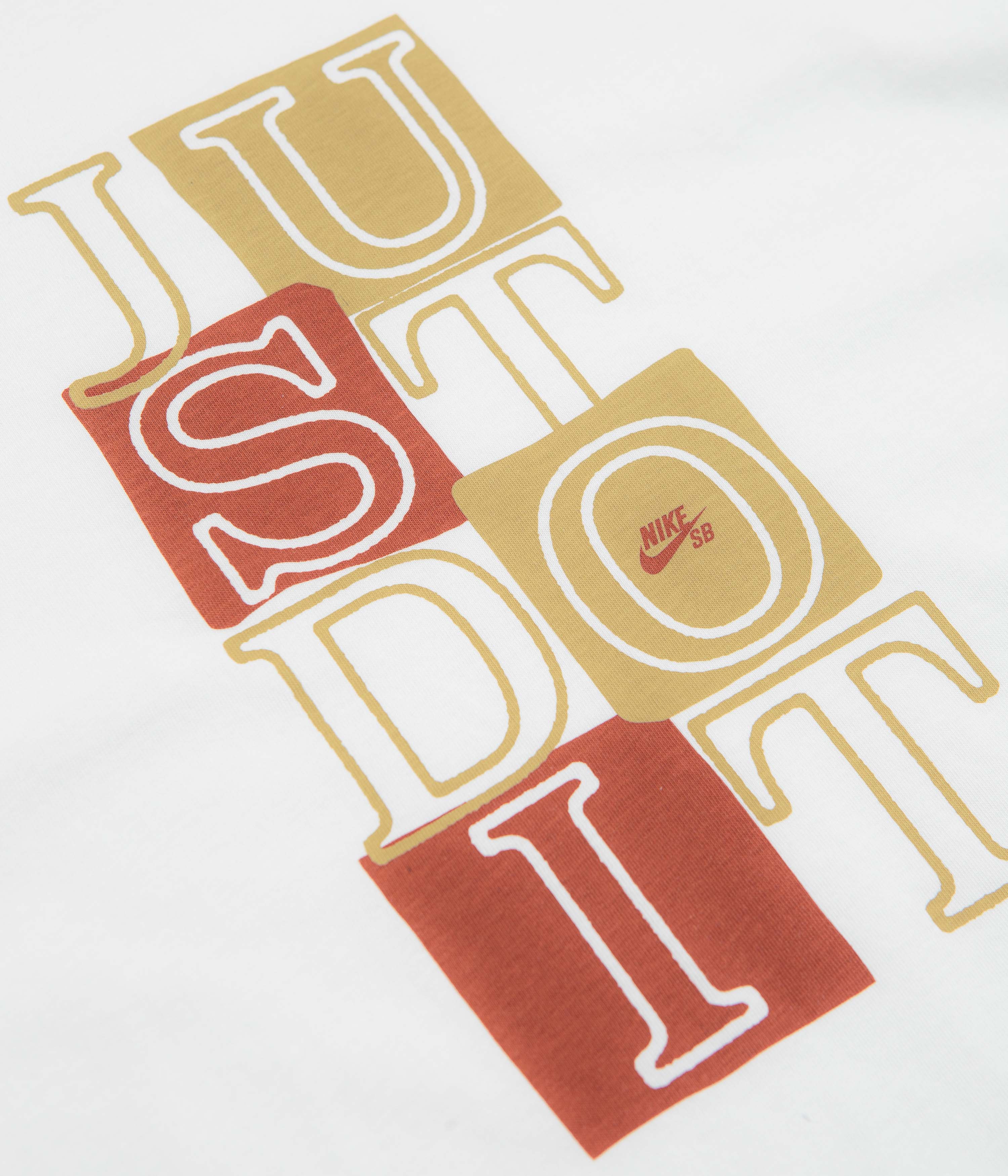 Nike SB Remake JDI T-Shirt - Summit White - Image 3