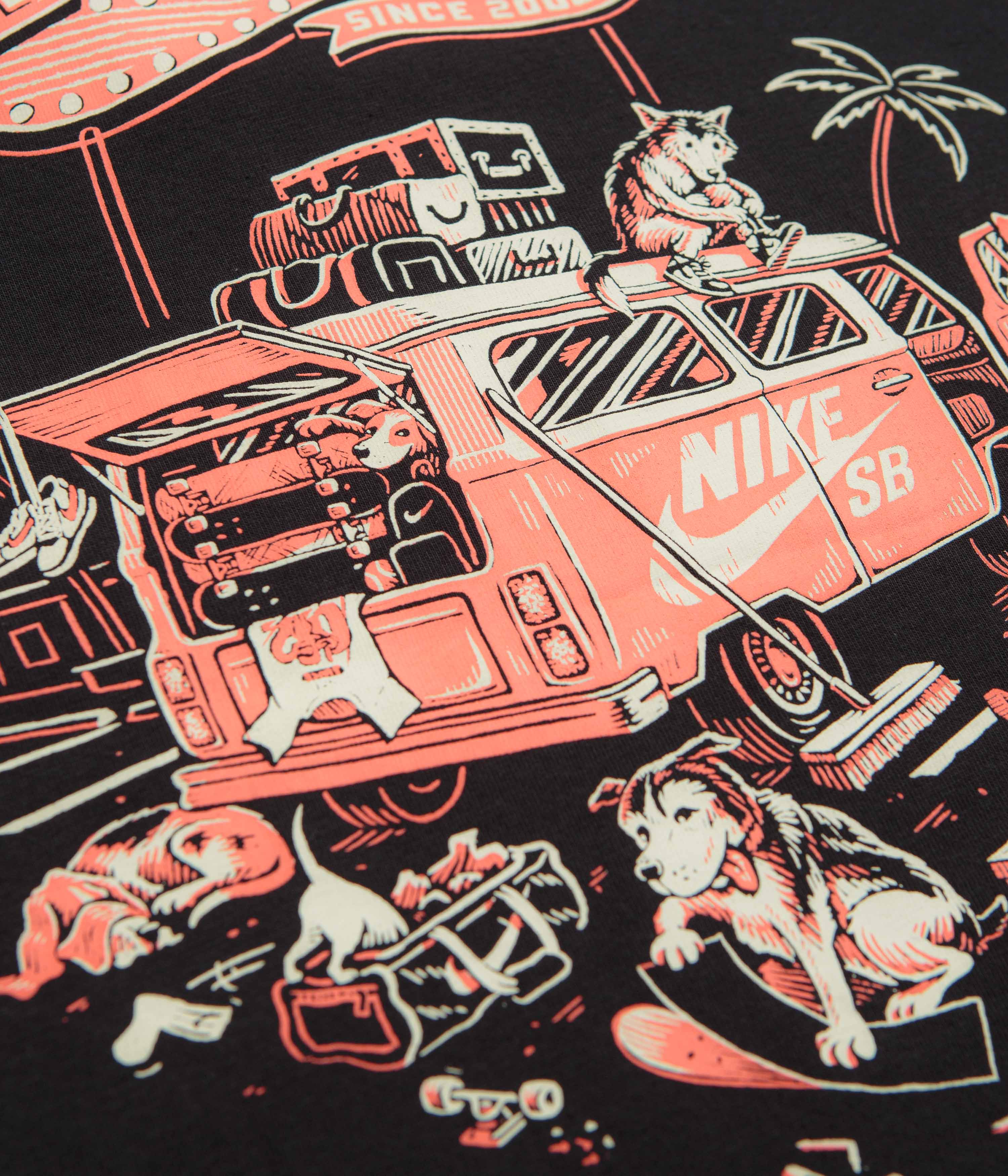 Nike SB Road Dogs T-Shirt - Black - Image 5